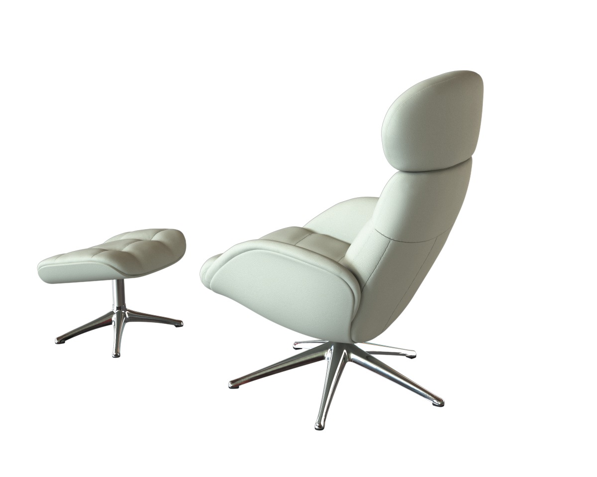 FLEXLUX Relaxsessel »Chester, Funktionsessel, Polstersessel, Armlehnen-, TV-Fernsehsessel«, Premium Komfort, Rücken- und Kopfteilverstellung, Drehbar, Fuß Schwarz