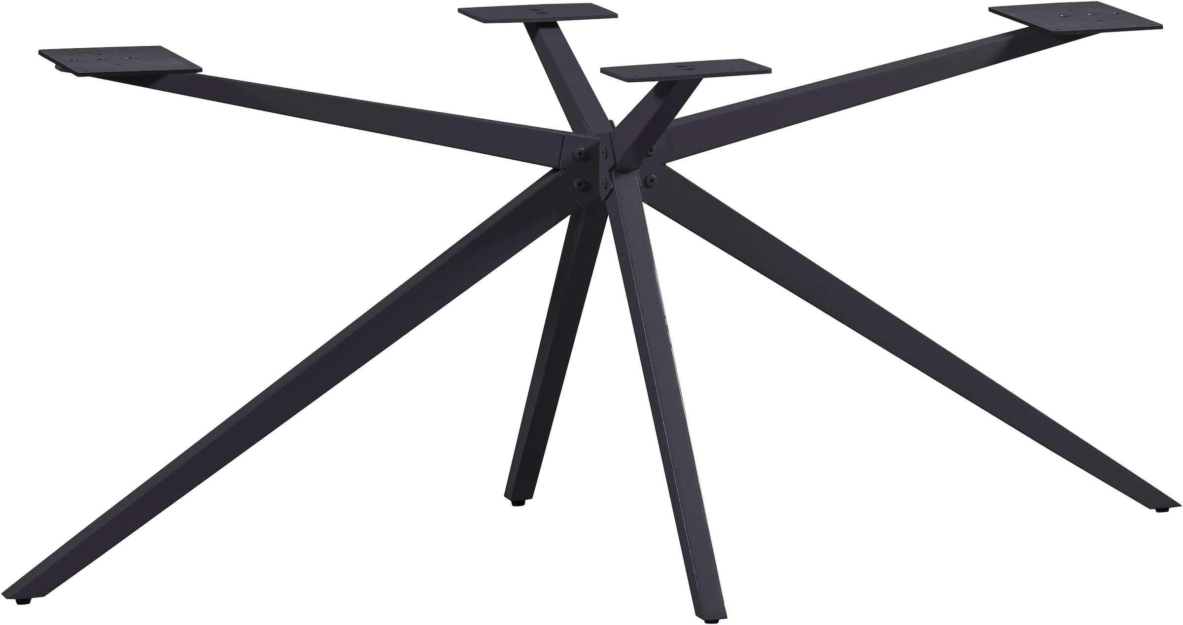 WOOOD Tischbein »Tablo Holland XL Metall mit Pulverbeschichtung B 170 x T 80 x H 72 cm« Kreuzgestell Ø 3,5 cm, Tragkraft 160 kg, einfach zu montieren