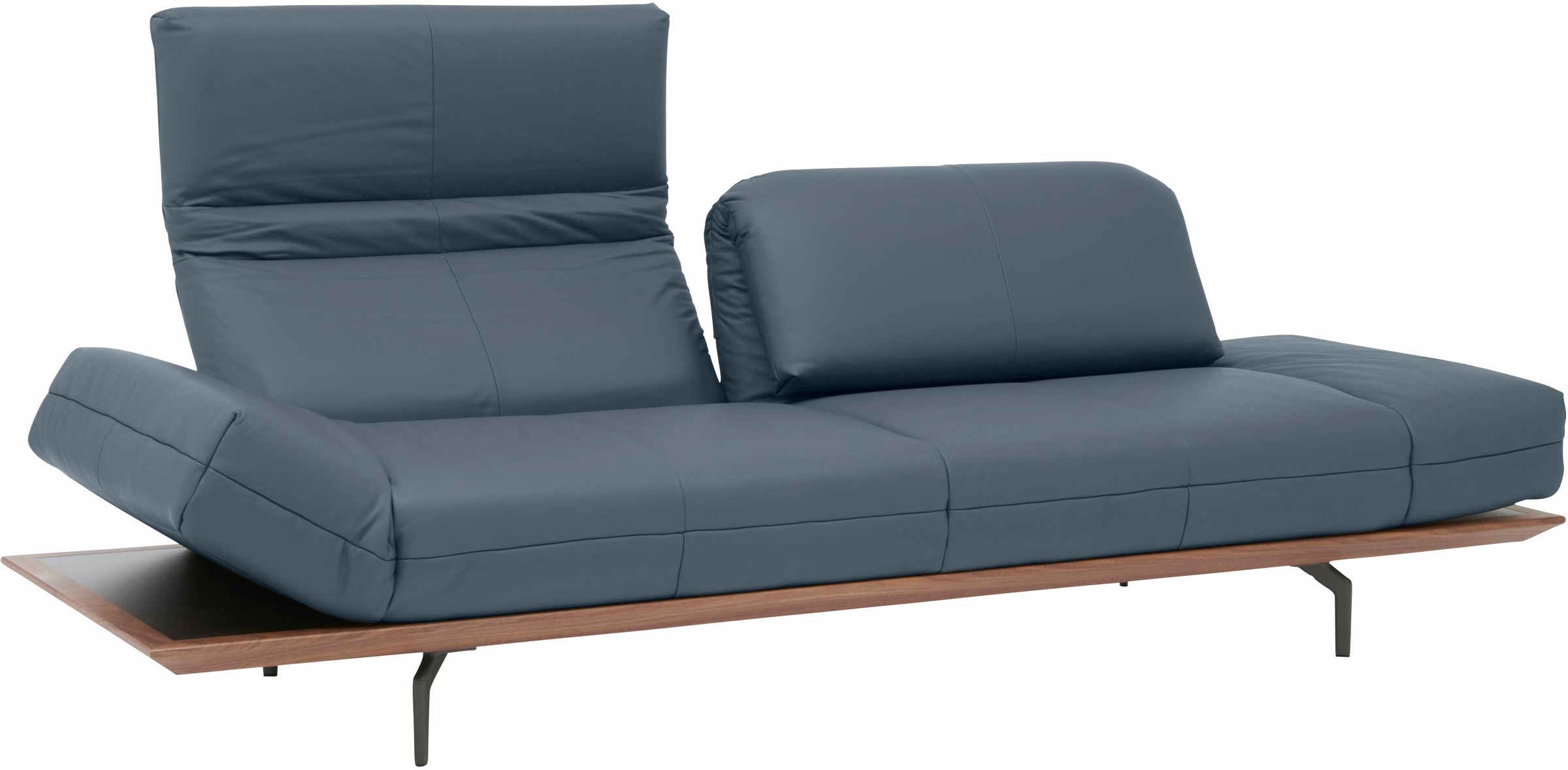 Creation BY ROLF BENZ 3-Sitzer »CR.420, Designsofa, Loungesofa«, in 2 Qualitäten, Holzrahmen in Eiche Natur oder Nußbaum, Breite 232 cm