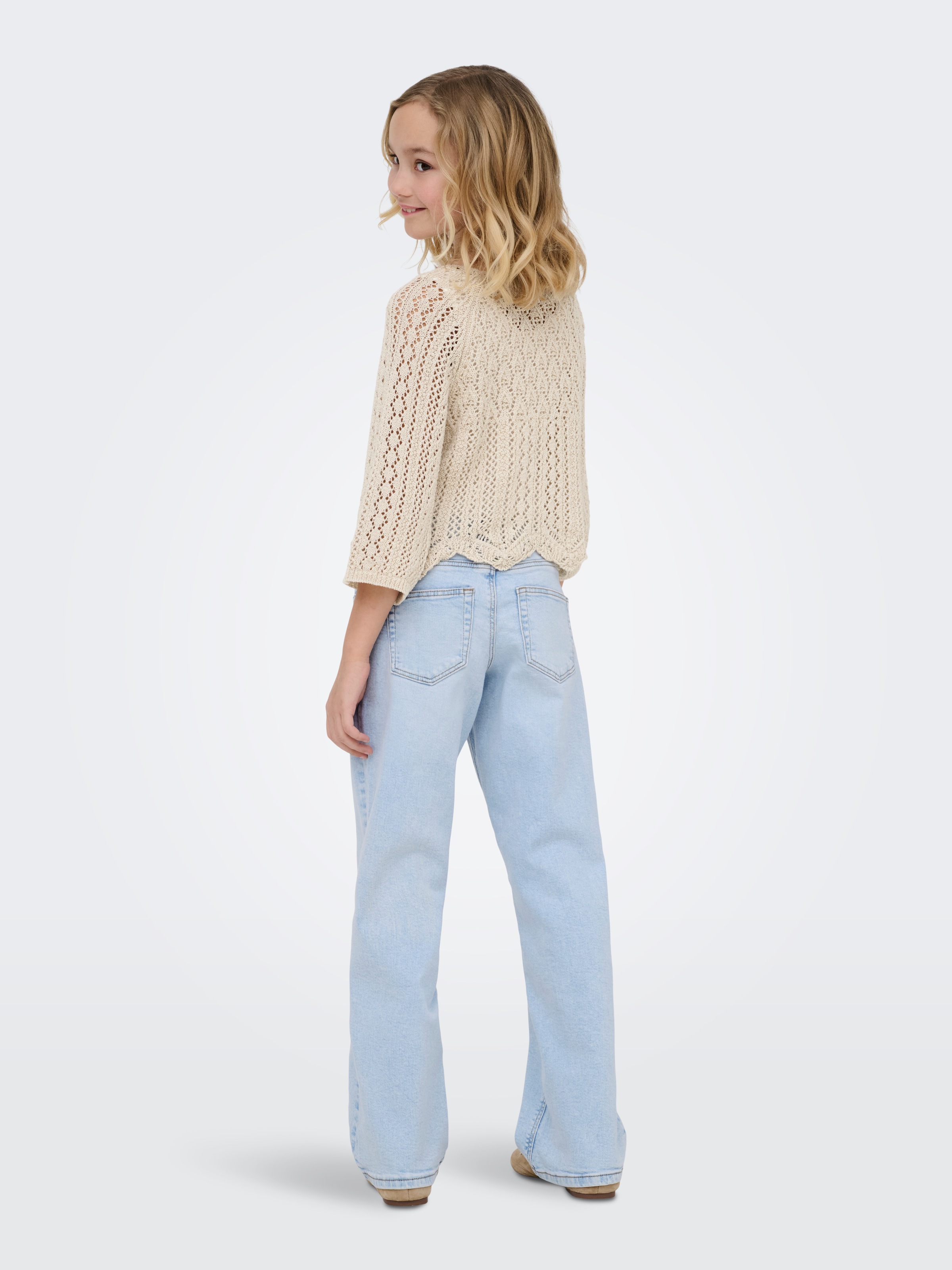 KIDS ONLY Strickpullover »KOGNOLA LIFE  3/4 PULLOVER KNT NOOS« in toller Handstrick-Optik