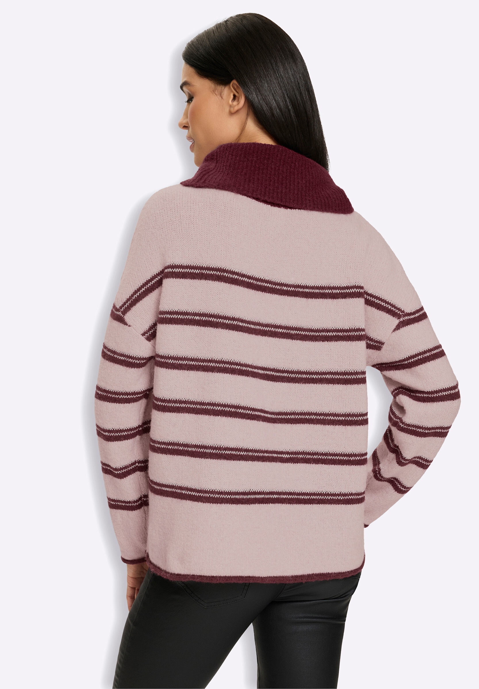 heine Strickpullover »Rollkragen-Pullover Rollkragenpullover mit Effektgarn«