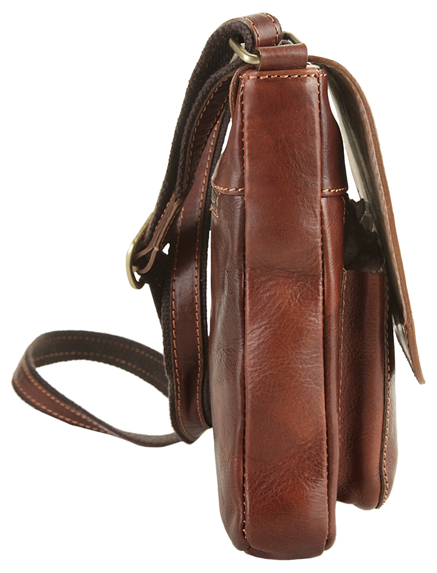 Piké Umhängetasche, echt Leder, Made in Italy