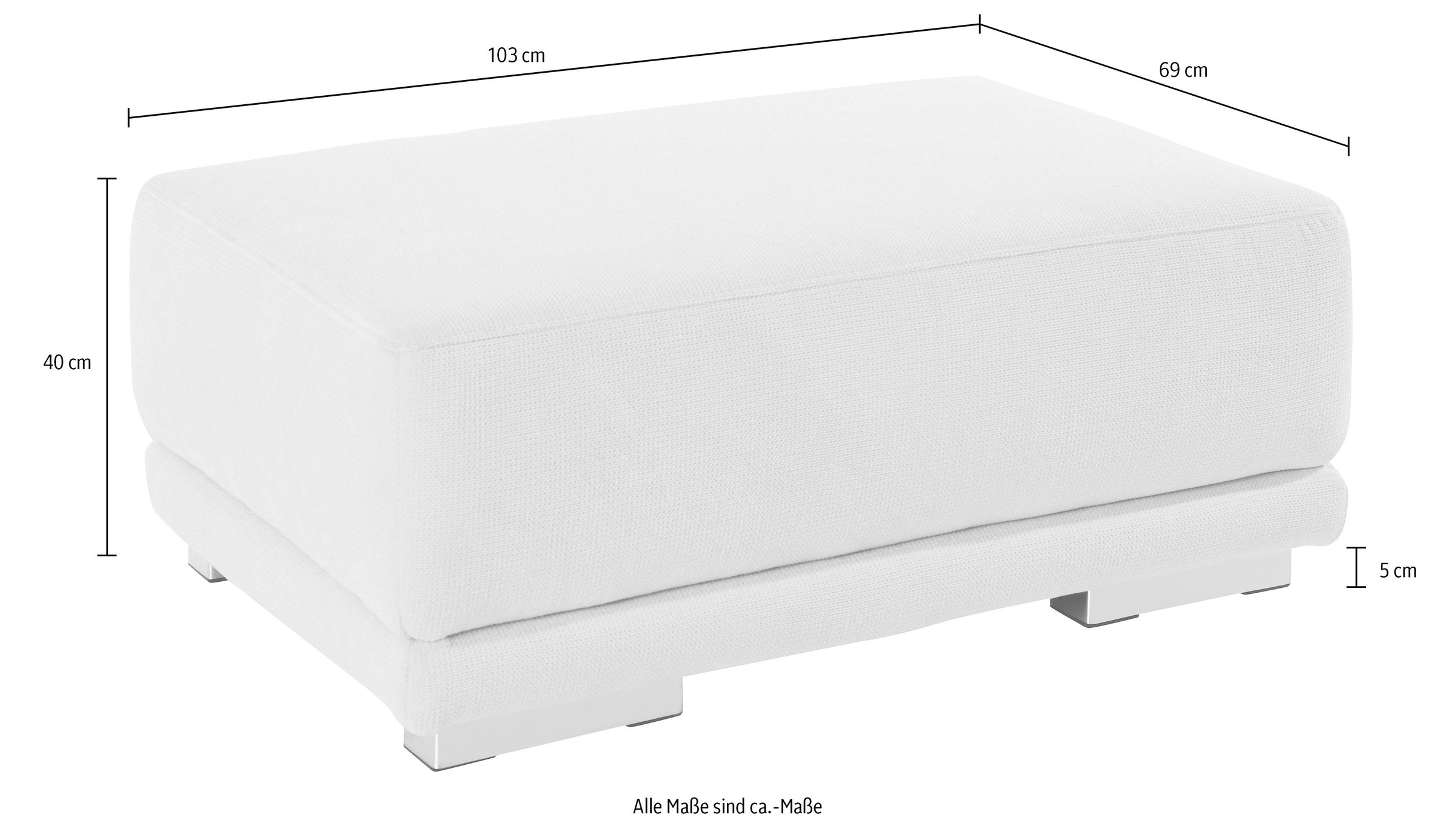 sit&more Polsterhocker »Coria«