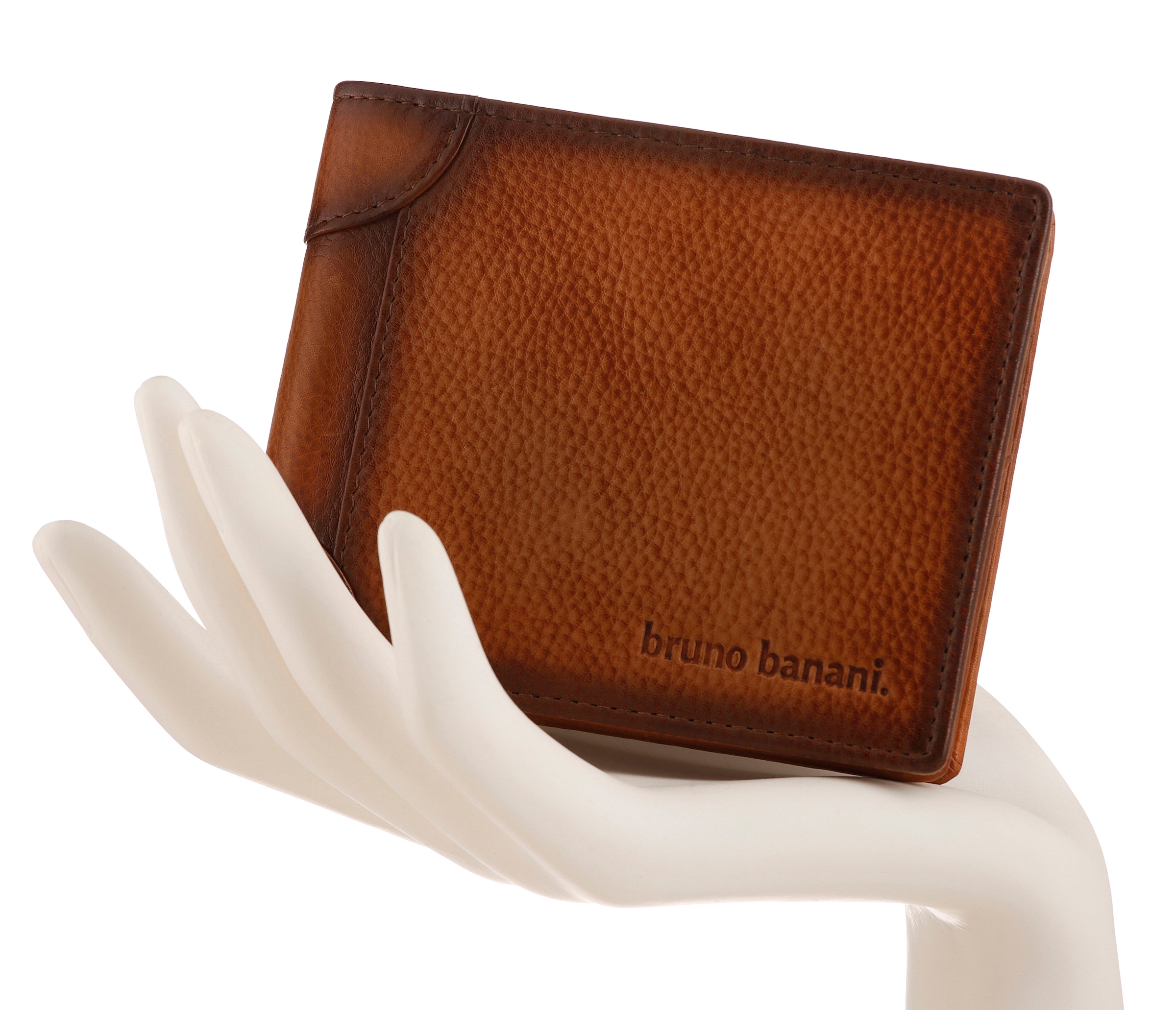 Geldbörse, aus Banani Leder online UNIVERSAL bei Bruno echtem