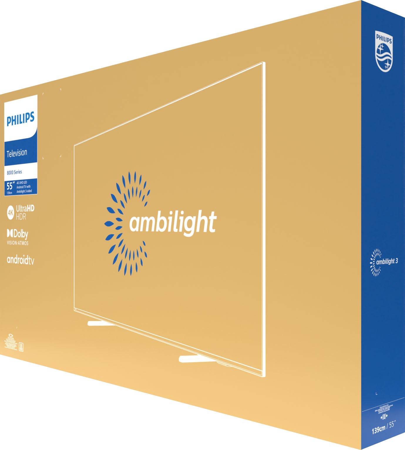 Philips LED-Fernseher »50PUS8007/12«, 4K Ultra HD, Android TV-Smart-TV