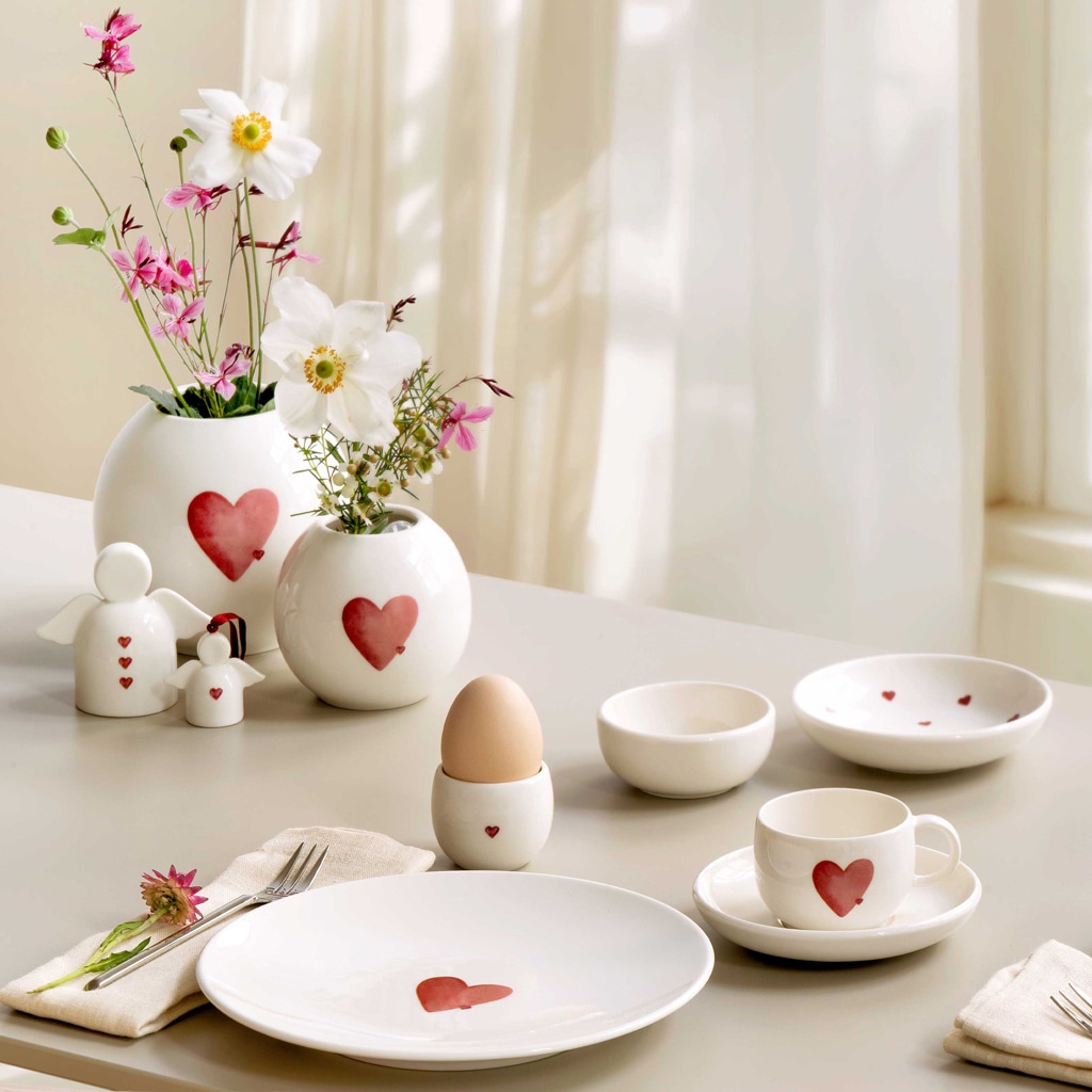 like. by Villeroy & Boch Dekovase »Vase With Love 11,5 cm weiß«