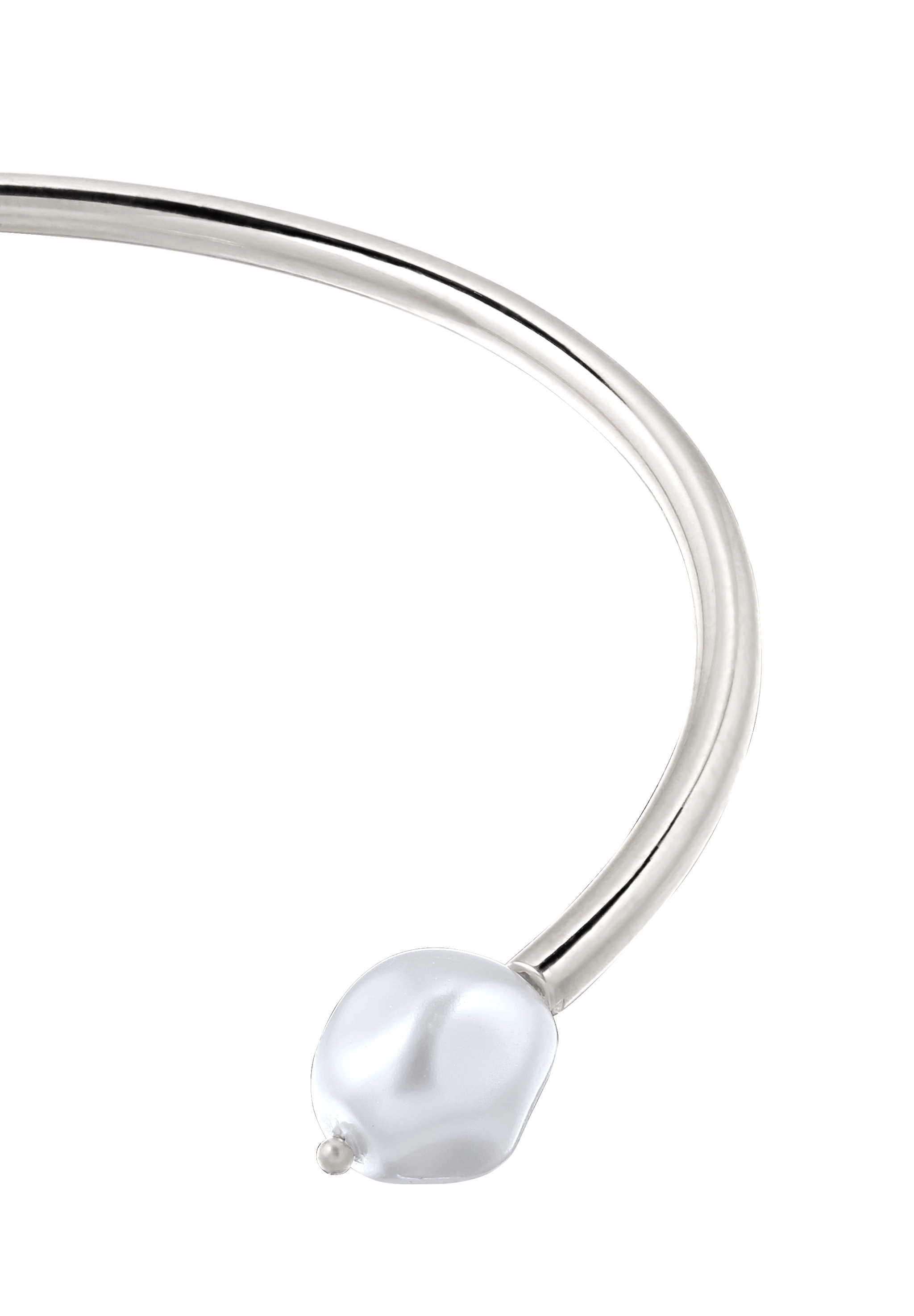 Elli Premium Armreif »Armband Armreif mit Perlen von Swarovski(R) 925 Sterling Silber«