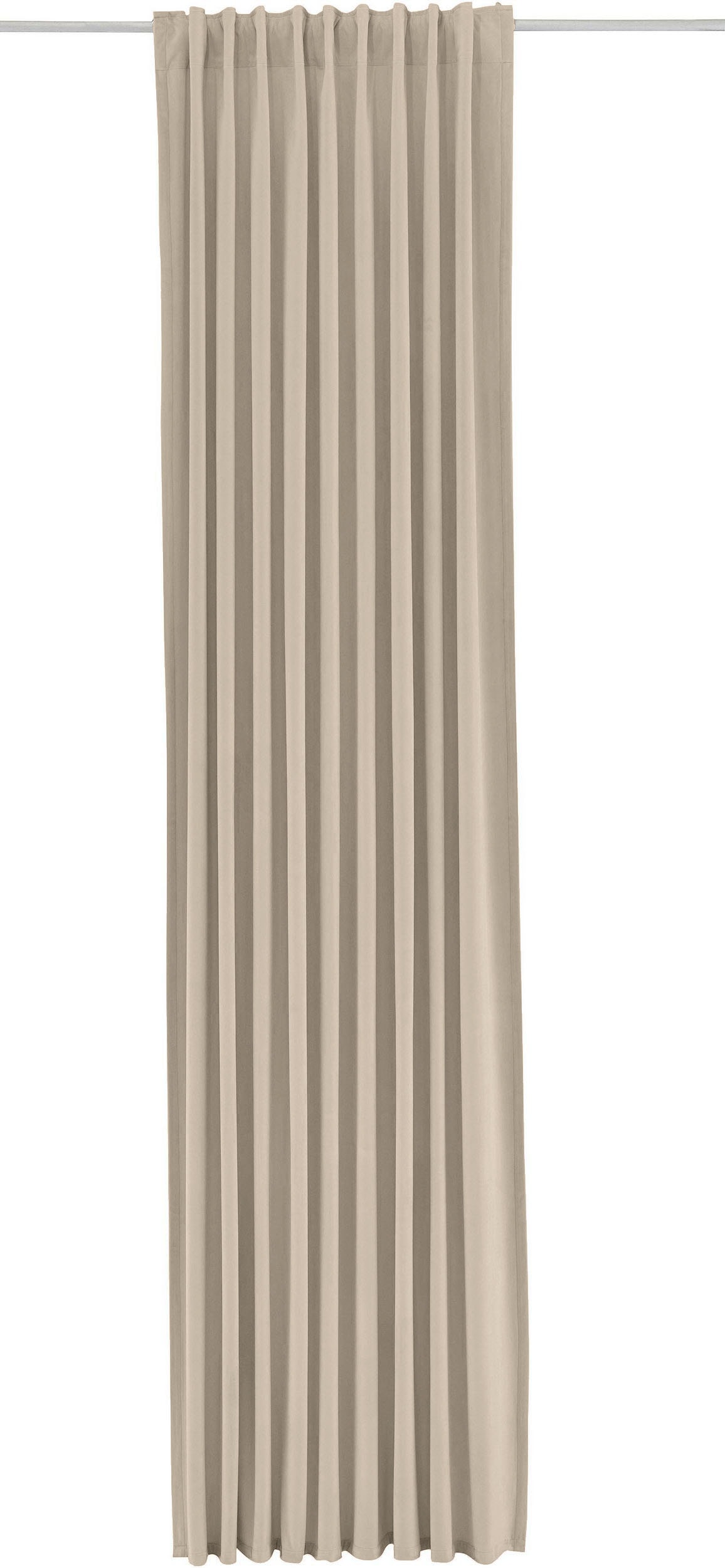 Leonique Vorhang »Velvet-Leonique«, (1 St.), Samt, inkl. Raffhalter,  blickdicht, monochrom, verschiedene Größen