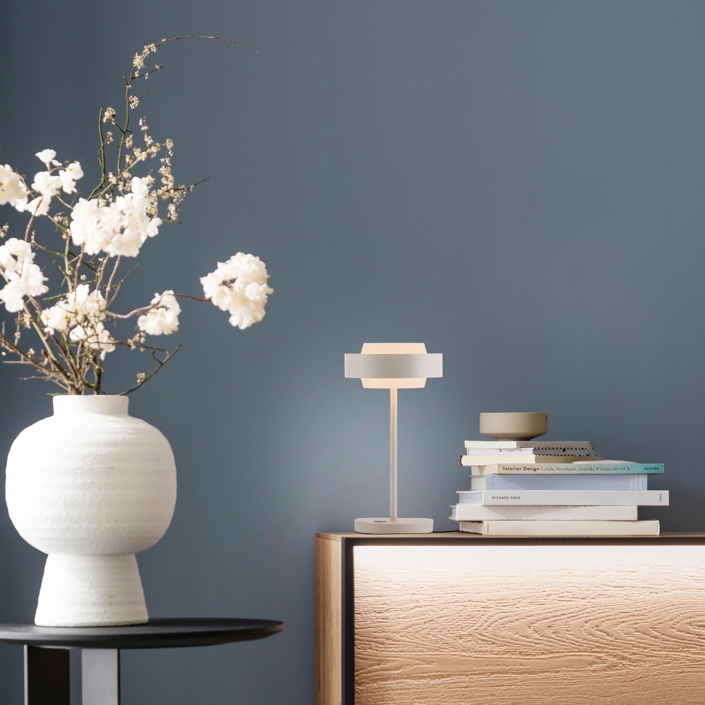 SCHÖNER WOHNEN-Kollektion LED Tischleuchte »ELMO« LED-Board 1 Stk. Warmweiß SCHÖNER WOHNEN Kollektion, Touchdimmer, Memoryfunktion