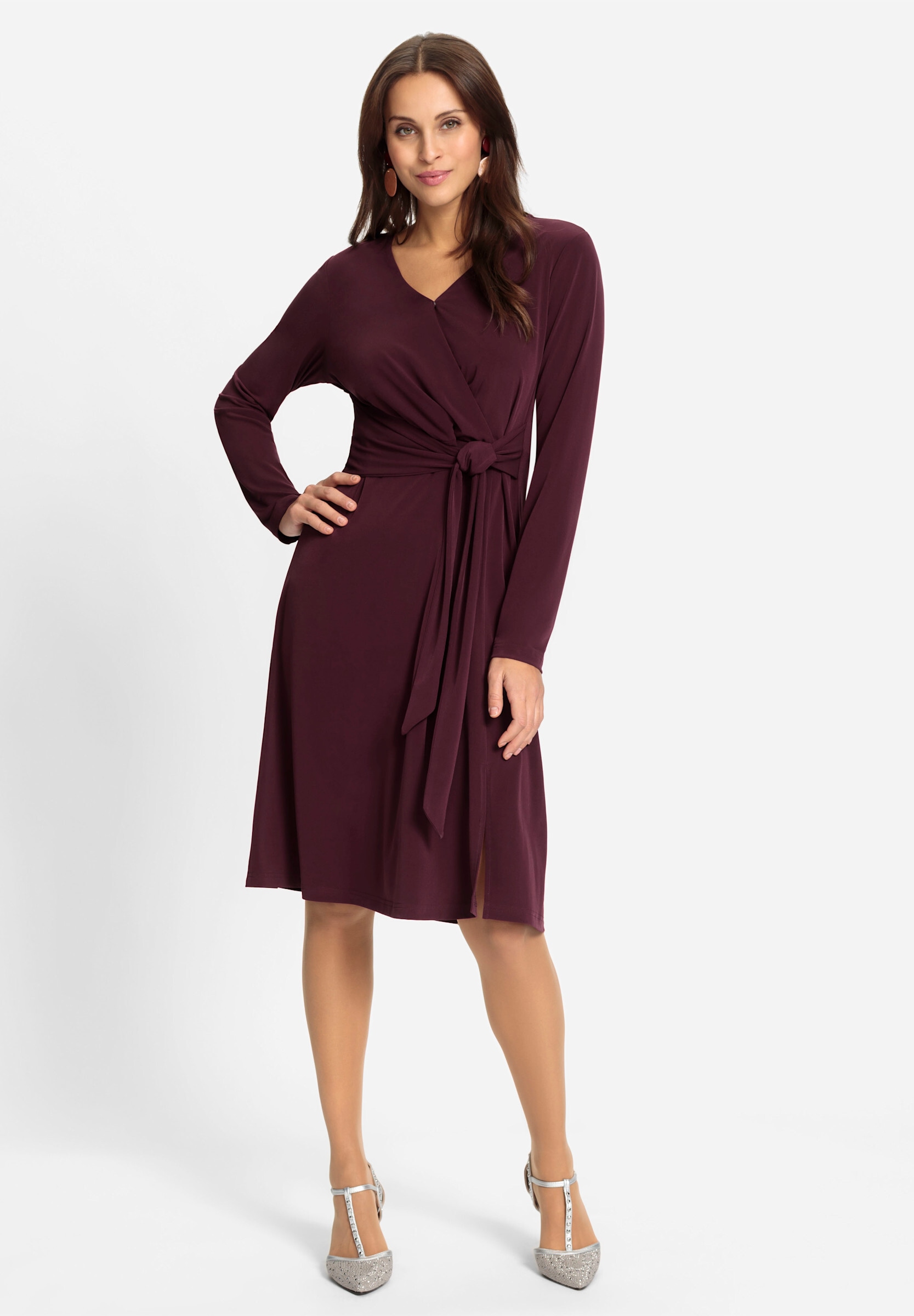 Witt Jerseykleid »Jersey-Kleid Jerseykleid mit Raffungen« Ohne Taschen