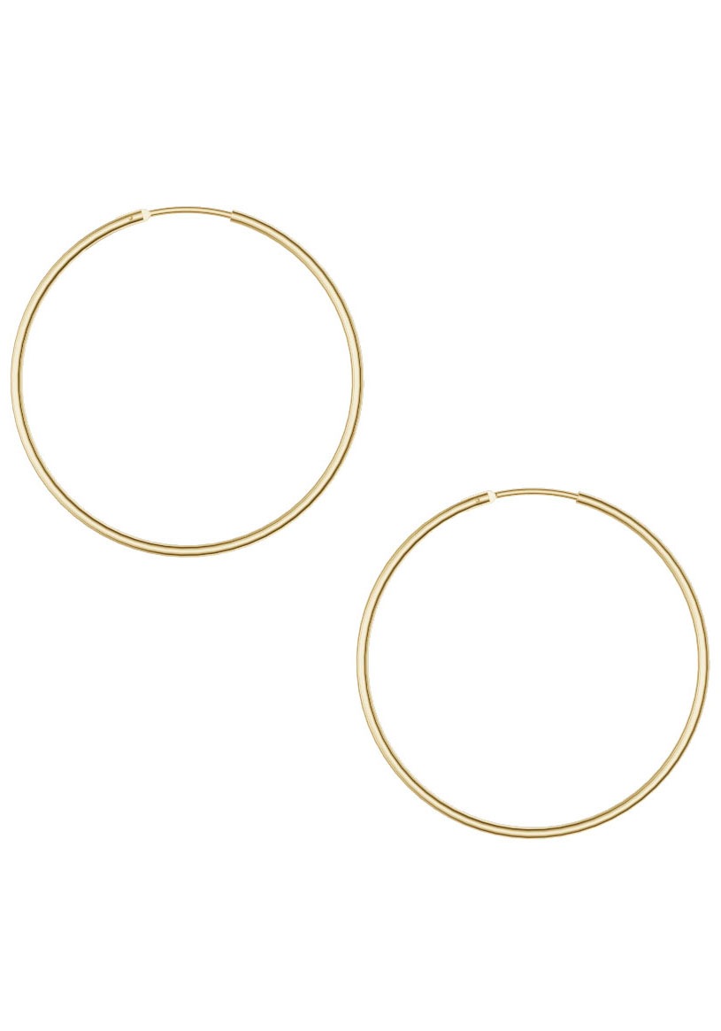 Firetti Paar Creolen »Schmuck Geschenk Silber 925 1,5 mm breit«, Made in Germany