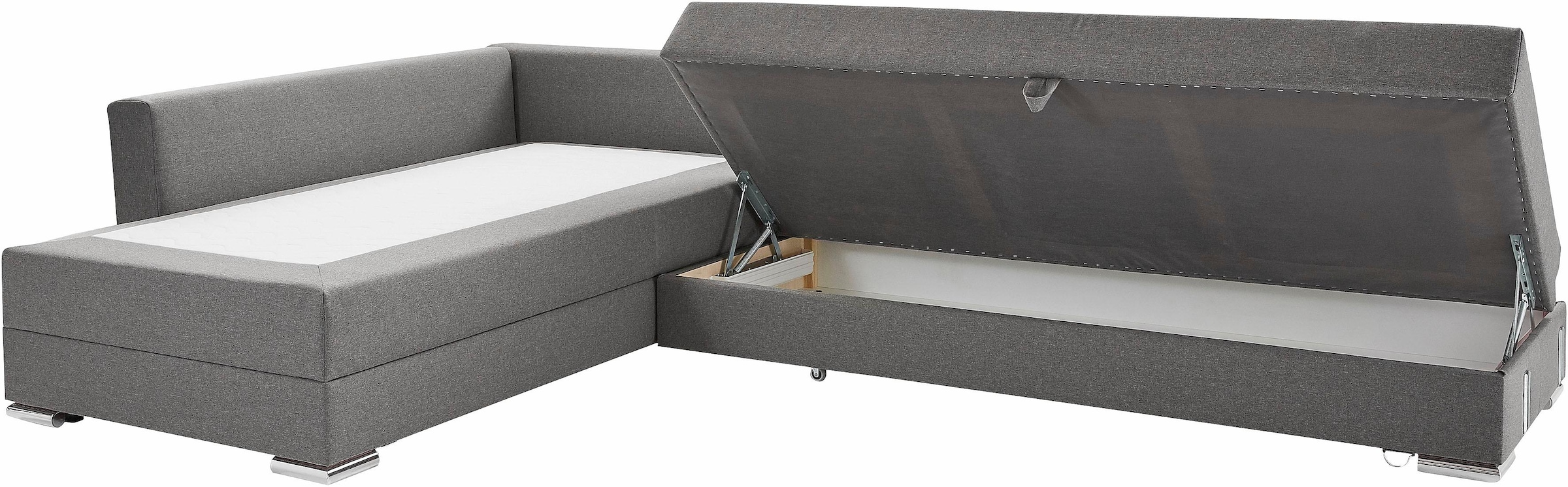 INOSIGN Ecksofa »Night & Day L-Form«, mit Bettfunktion 180 cm, Dauerschlaffunktion