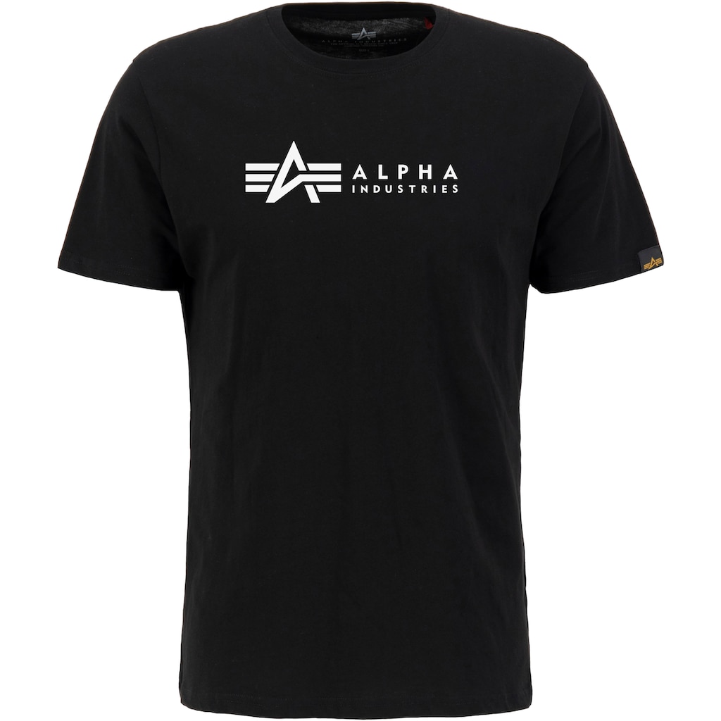 Alpha Industries Rundhalsshirt »Label T 2 Pack«, (Packung, 2 tlg., 2er-Pack)