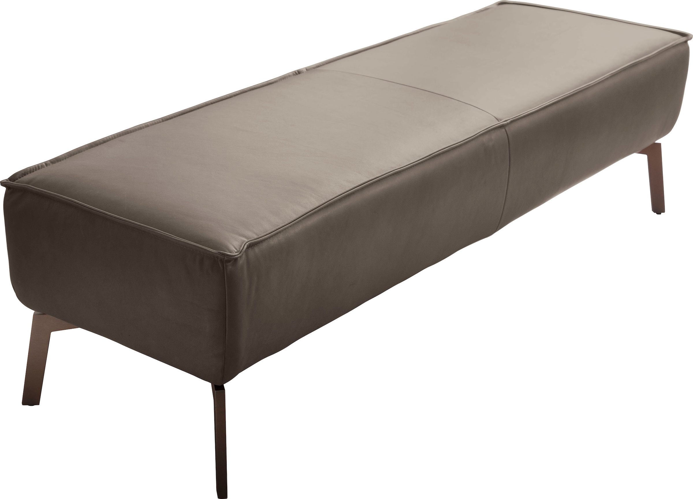 3C Candy Hockerbank »Tramonto auch in Leder«, passend zum "Tramonto" Polsterbett, Kedernaht, B/T/H: 152/47/42 cm