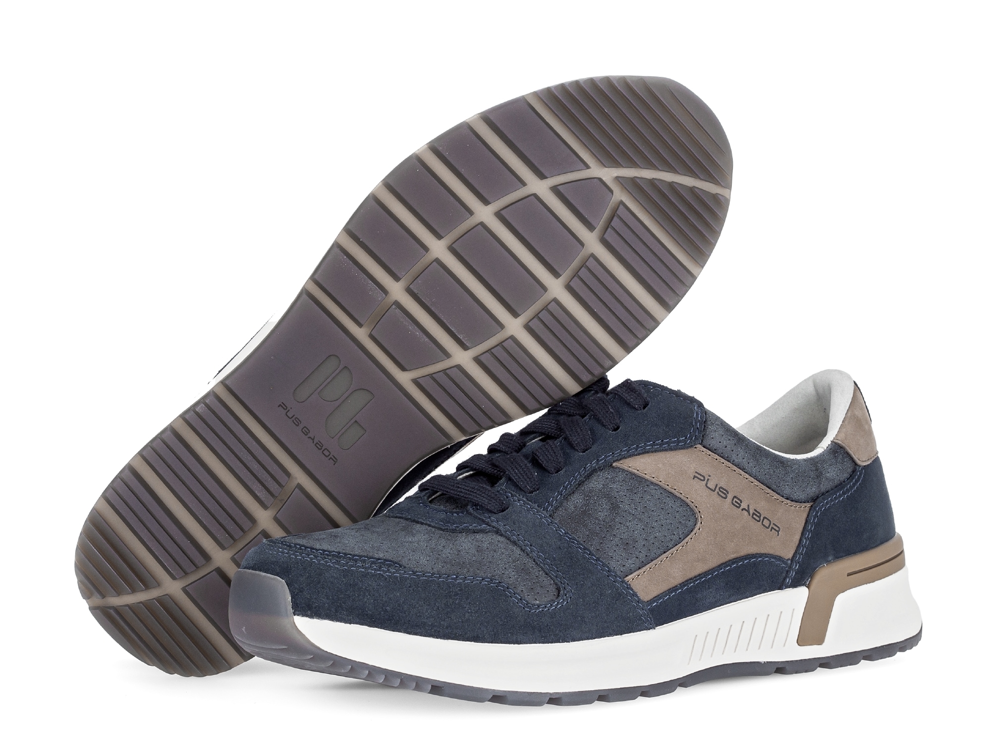 Pius Gabor Sneaker  , Freizeitschuh, Komfortschuh, Schnürschuh mit Logoprägung, G-Weite