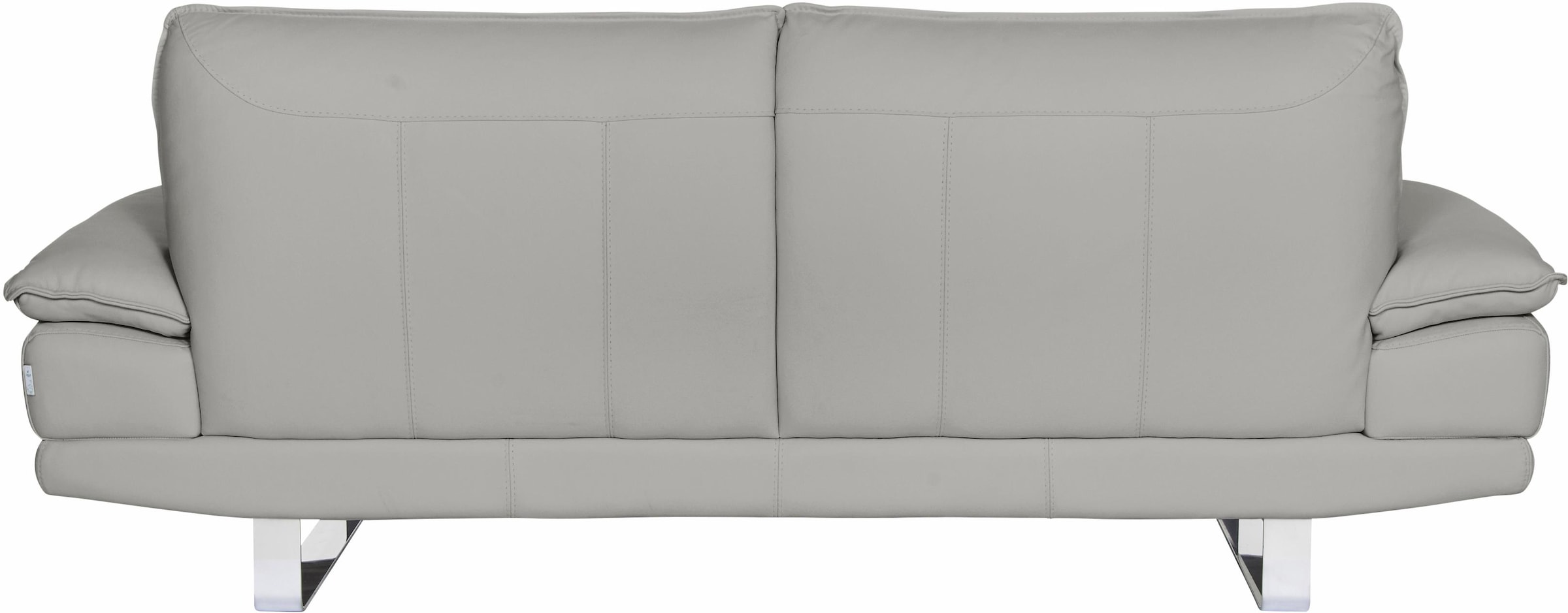 CALIA ITALIA 3-Sitzer »Dave, Sitzkomfort der Extraklasse, tolle Details«, Designsofa auf Kufenfuß, in zwei Lederqualitäten