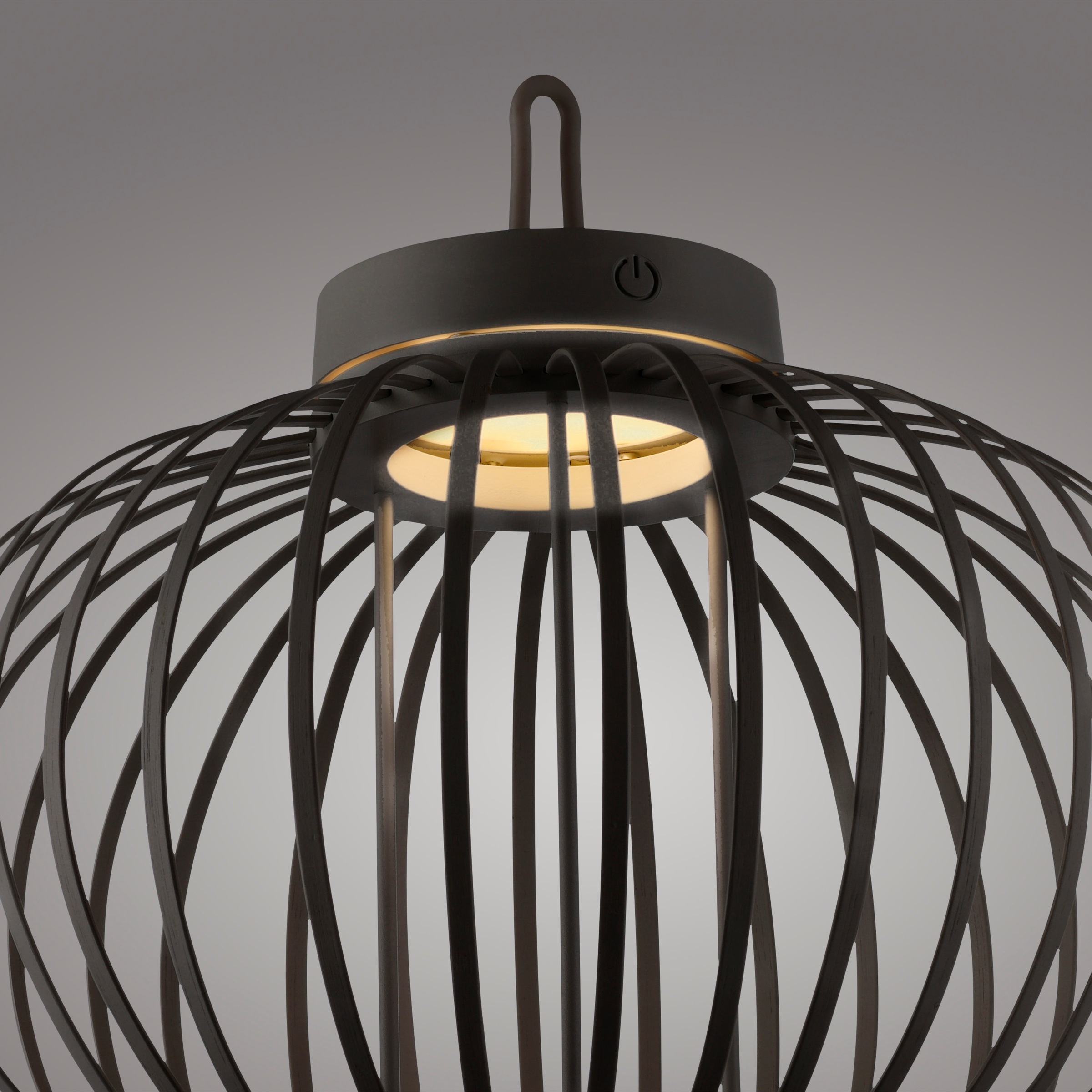 JUST LIGHT Pendelleuchte »AKUBA«, 1 flammig, Leuchtmittel LED-Modul | LED fest integriert, Akkuleuchte