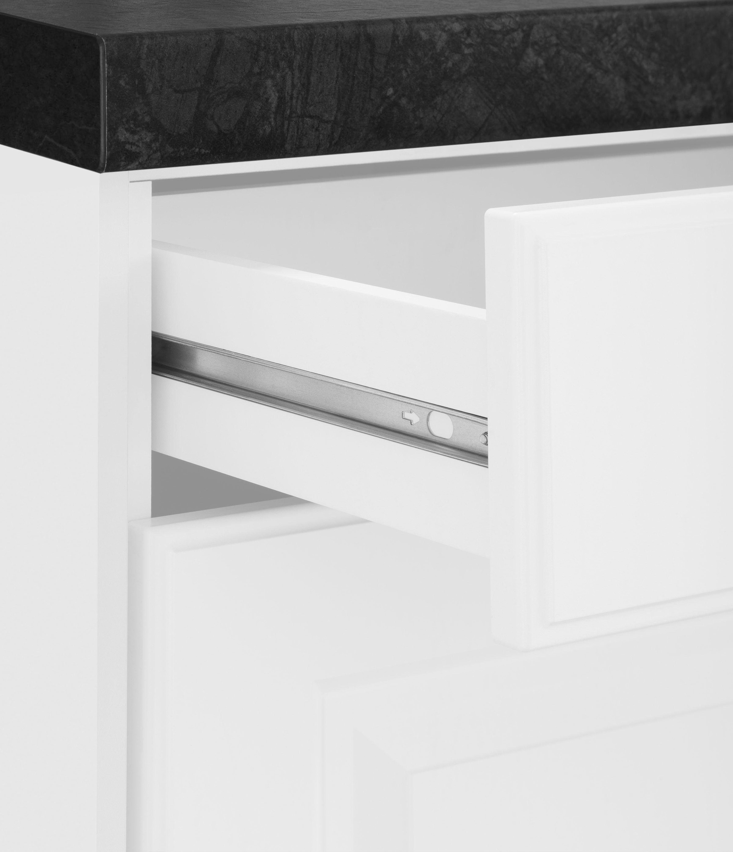wiho Küchen Unterschrank »Erla«, 100 cm breit mit Kassettenfront