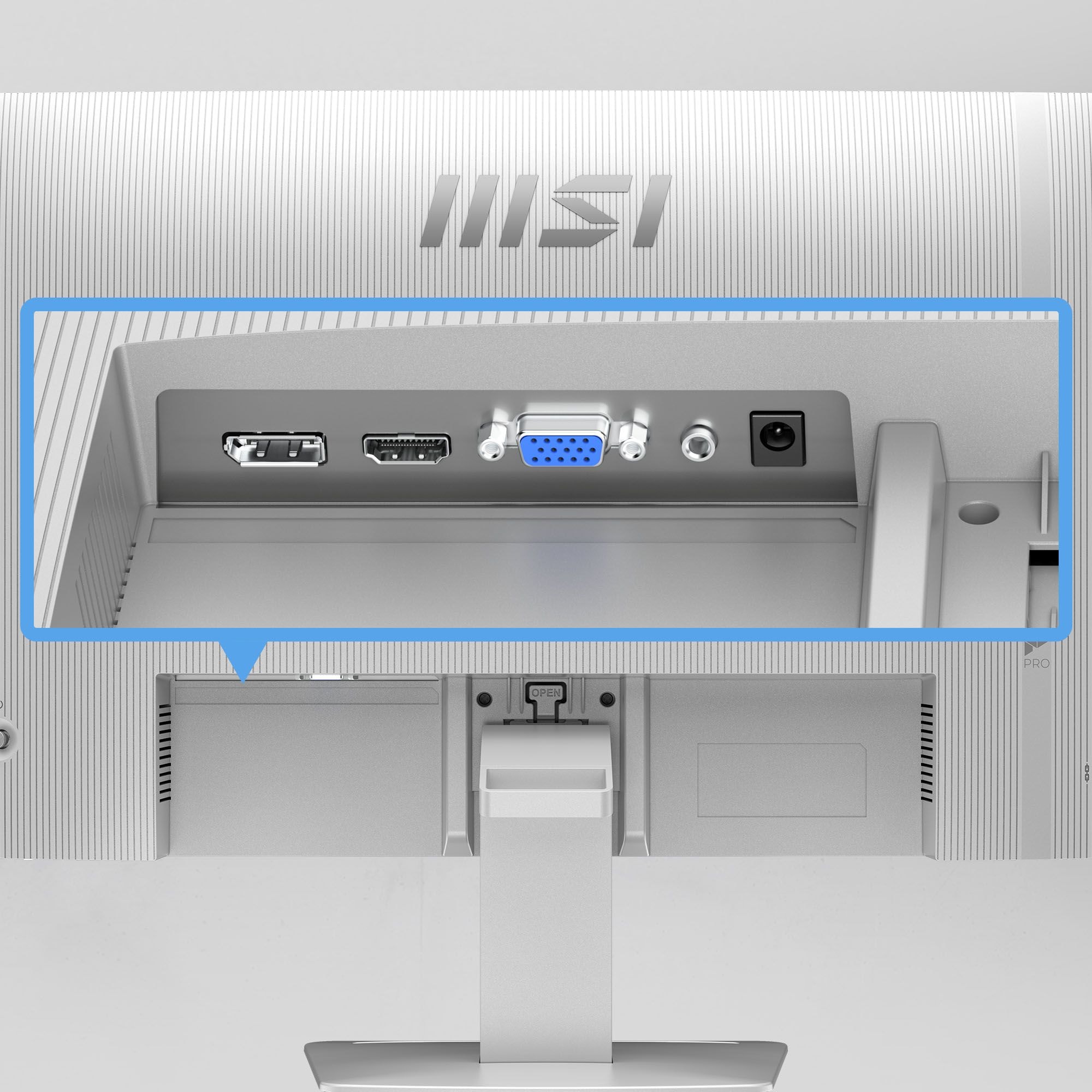 MSI LED-Monitor »PRO MP273W E14A« 68,6 cm/27 ″  1920 x 1080 px FHD 1 Reaktionszeit 144 Hz neigbar, Lautsprecher, Zubehörsteckplatz