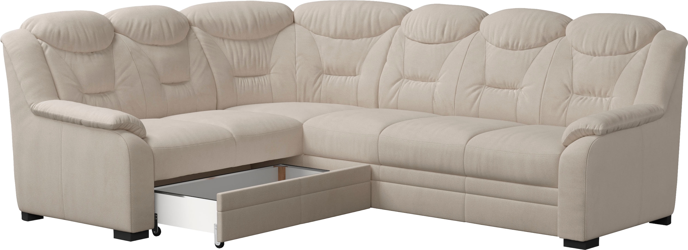 COTTA Ecksofa »Marcus L-Form«, wahlweise mit Bettfunktion & Stauraum