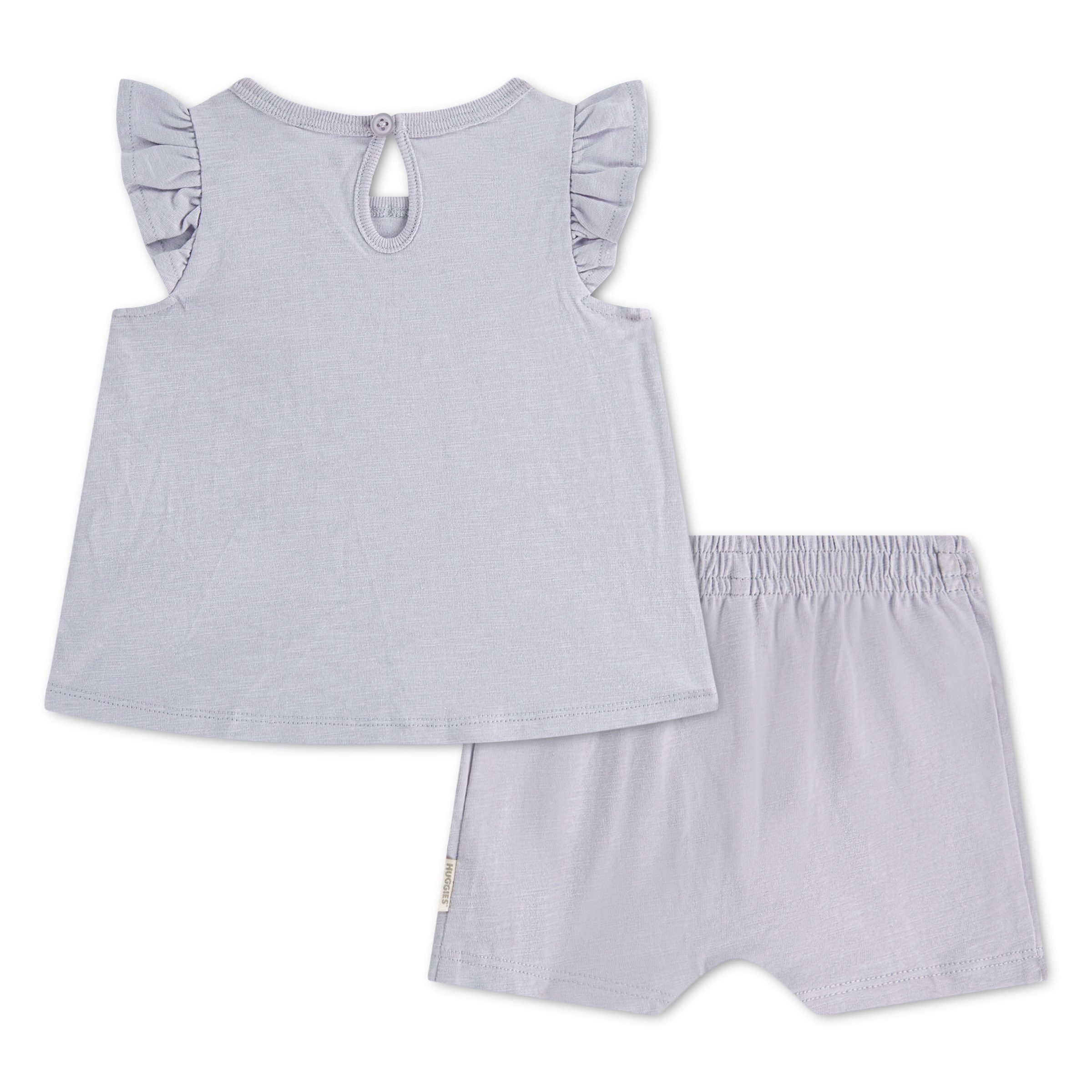 HUGGIES babywear Bluse & Shorts »HUGG 2PC SETS« Set, 2 mit Stickerei