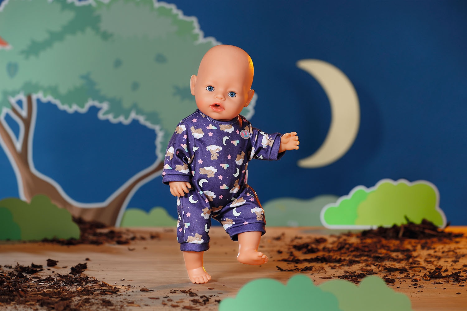 Baby Born Kuscheltier »Teddy mit leuchtendem Schlafanzug«