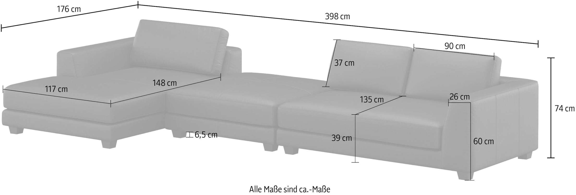 machalke® Ecksofa »atoll, L-Form«