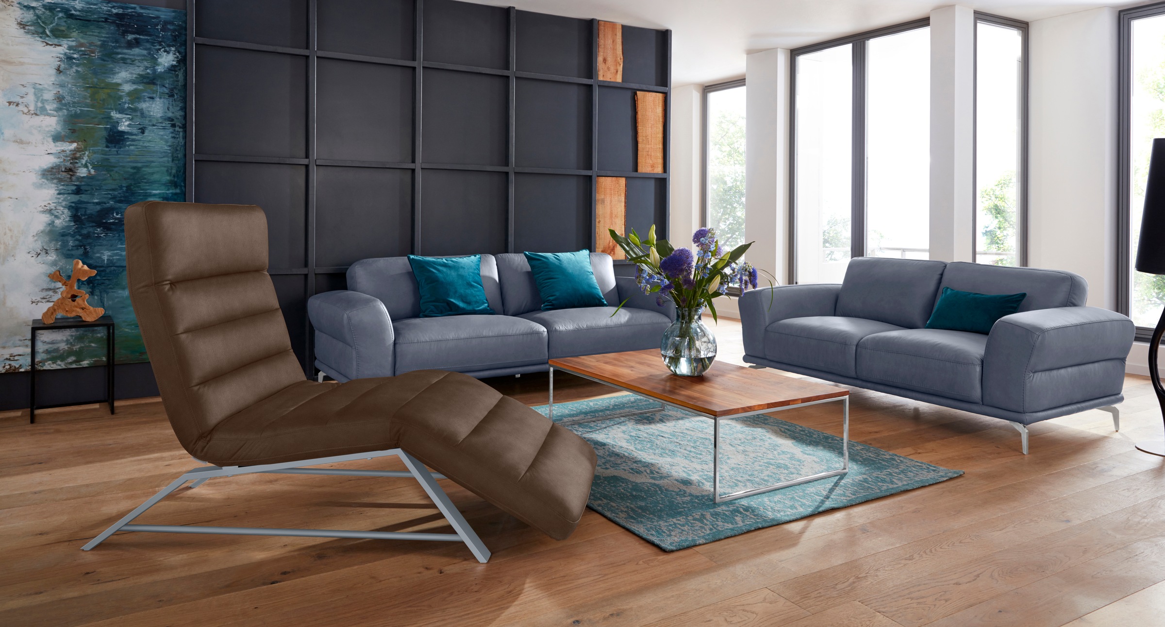 W.SCHILLIG Relaxliege »daily dreams«, Funktionsliege wahlweise mit Motor, Gestell matt, Breite 75 cm