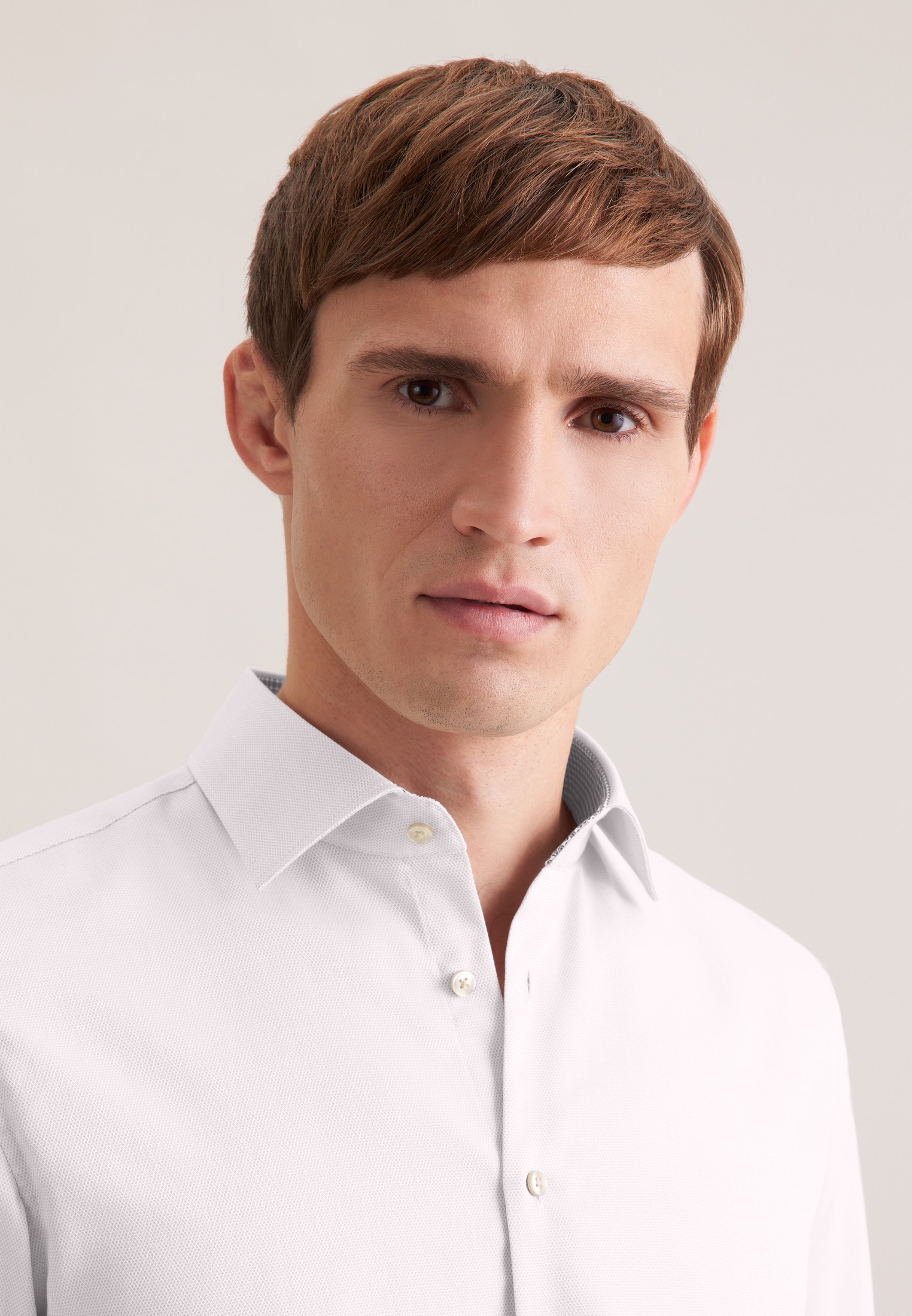 seidensticker Businesshemd »Schwarze Rose« Shaped 1/1 Kentkragen Struktur