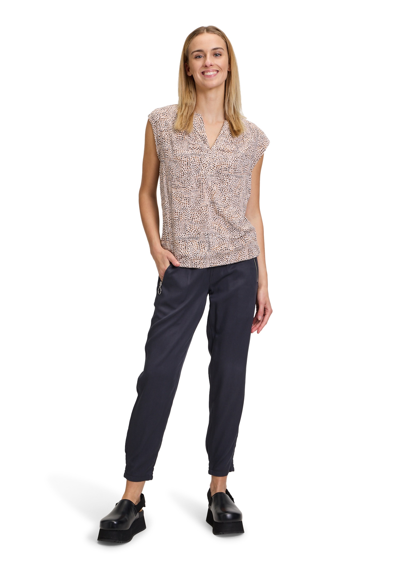 Cartoon Klassische Bluse »Casual-Bluse mit Muster«