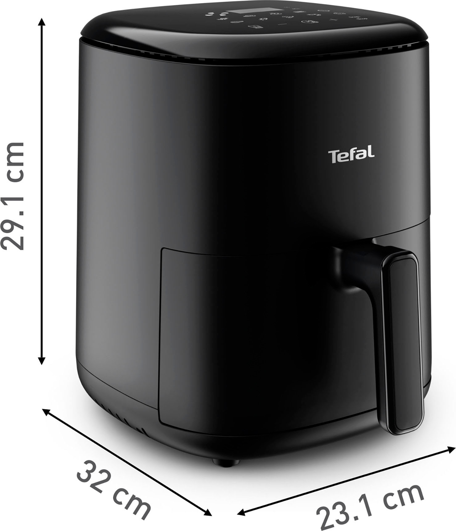 Tefal Heißluftfritteuse »EY1458 Easy Fry Compact«, 1300 W