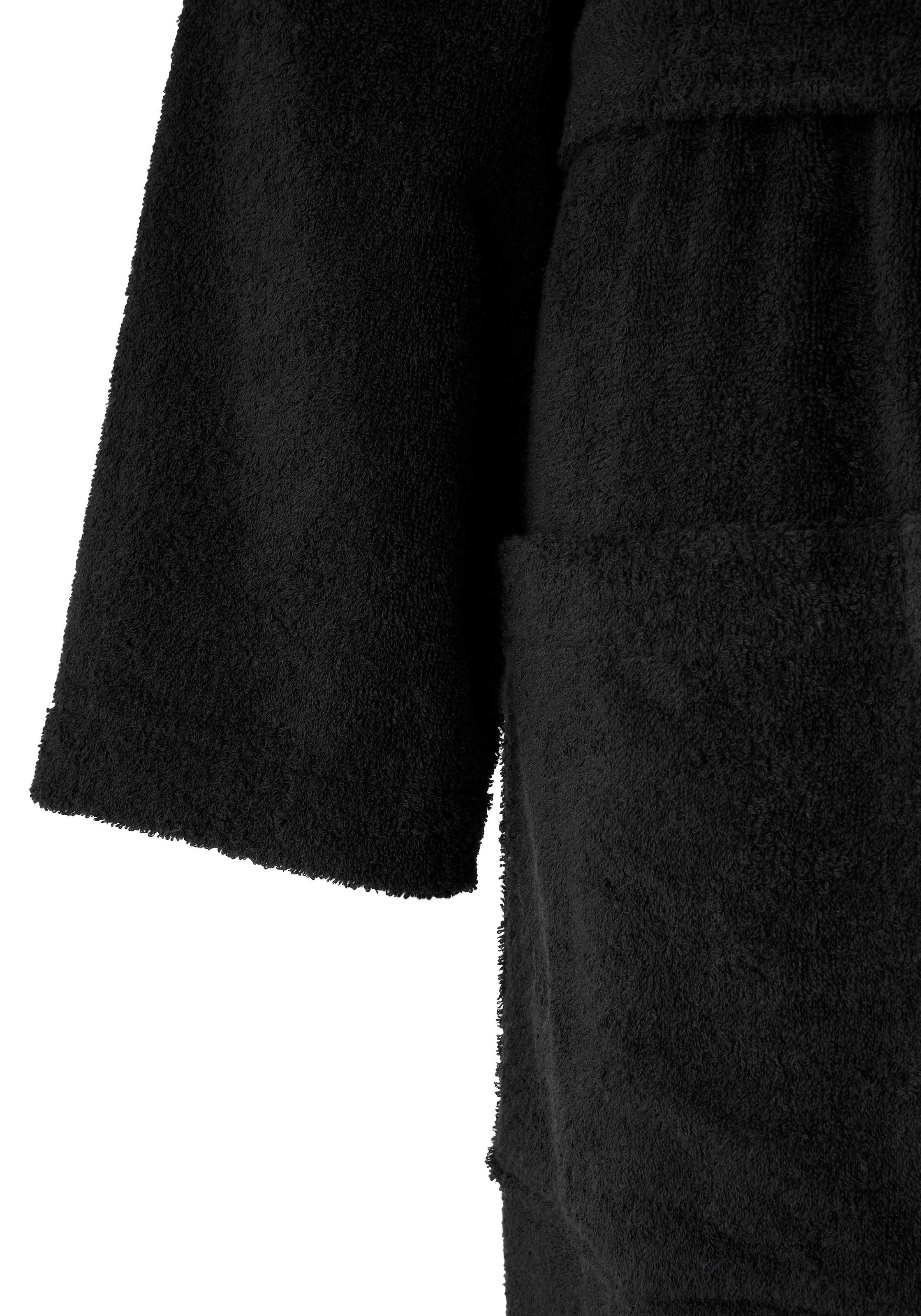 Bruno Banani Unisex-Bademantel »Robby, ideal für Sauna & Spa, Standardlänge & Überlänge« 1 Stk. tlg., Damen & Herren Bademäntel, Baumwolle, mit Taschen, Sauna, XS-3XL