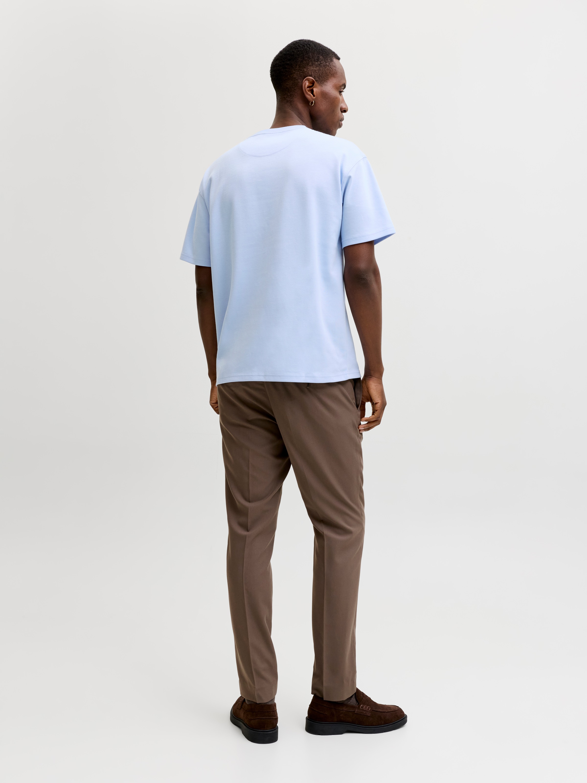 Jack & Jones Kurzarmshirt »JPRBLAETHAN SS LOGO TEE SN« Materialmix, regular fit