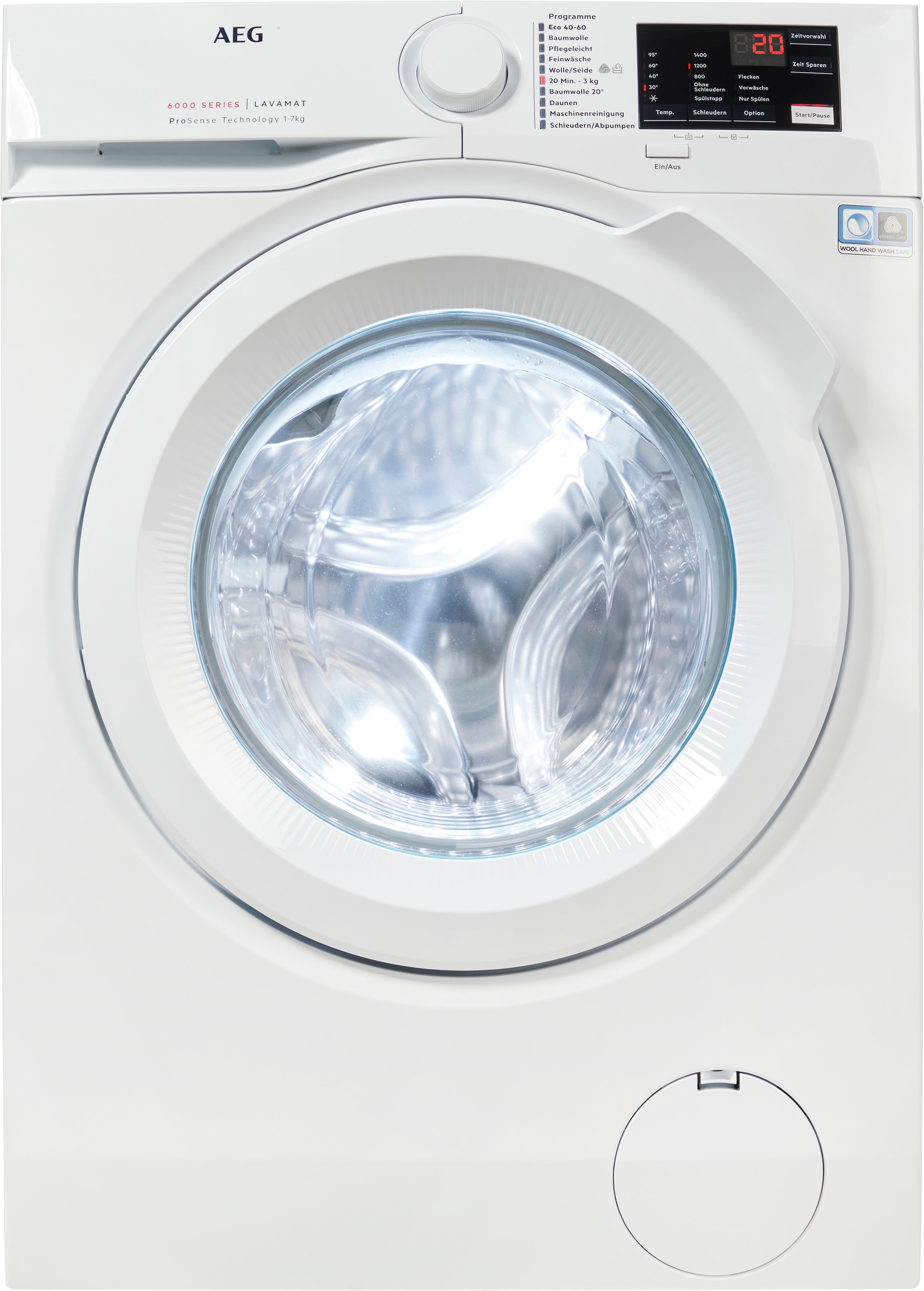 AEG Waschmaschine »L6FBG51470 914921727«, 7 kg, 1400 U/min, ProSense Mengenautomatik