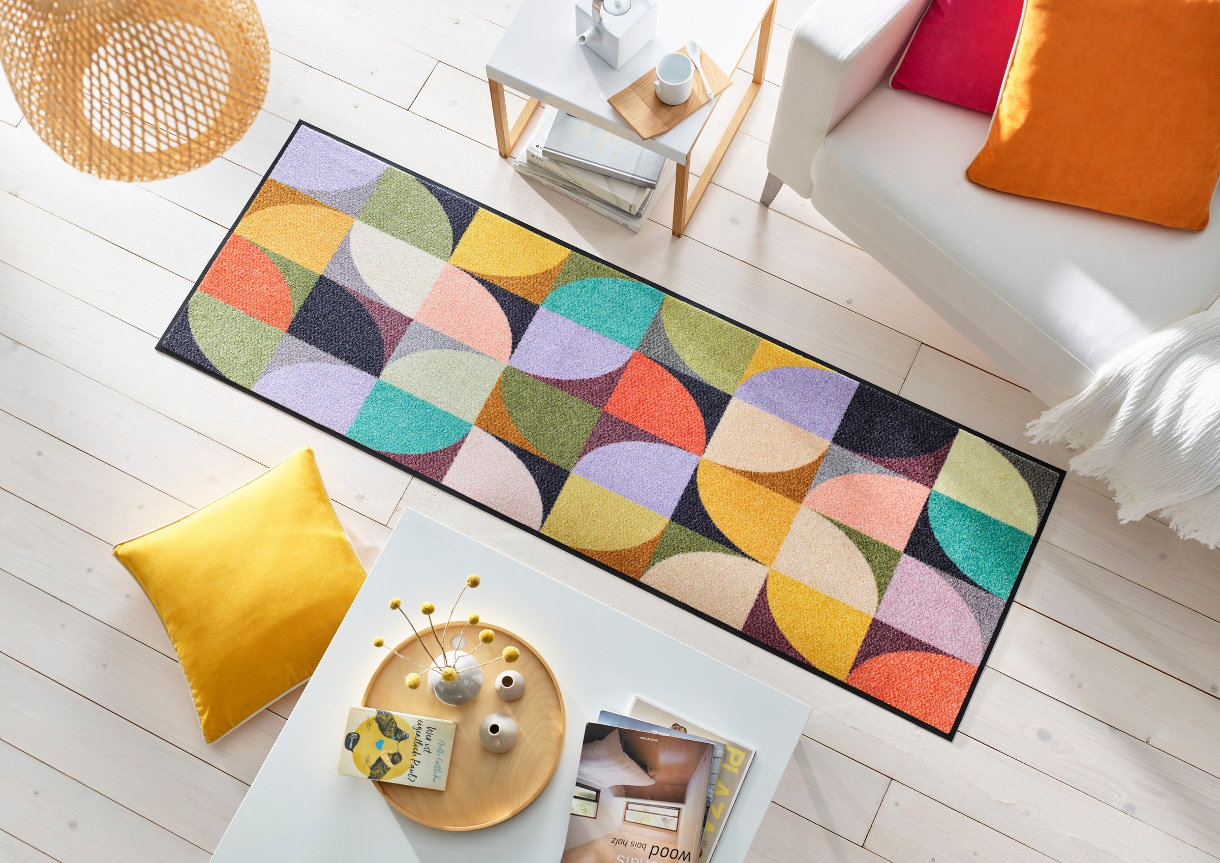 wash+dry by Kleen-Tex Läufer »Colour Moments« rechteckig 7 mm Höhe