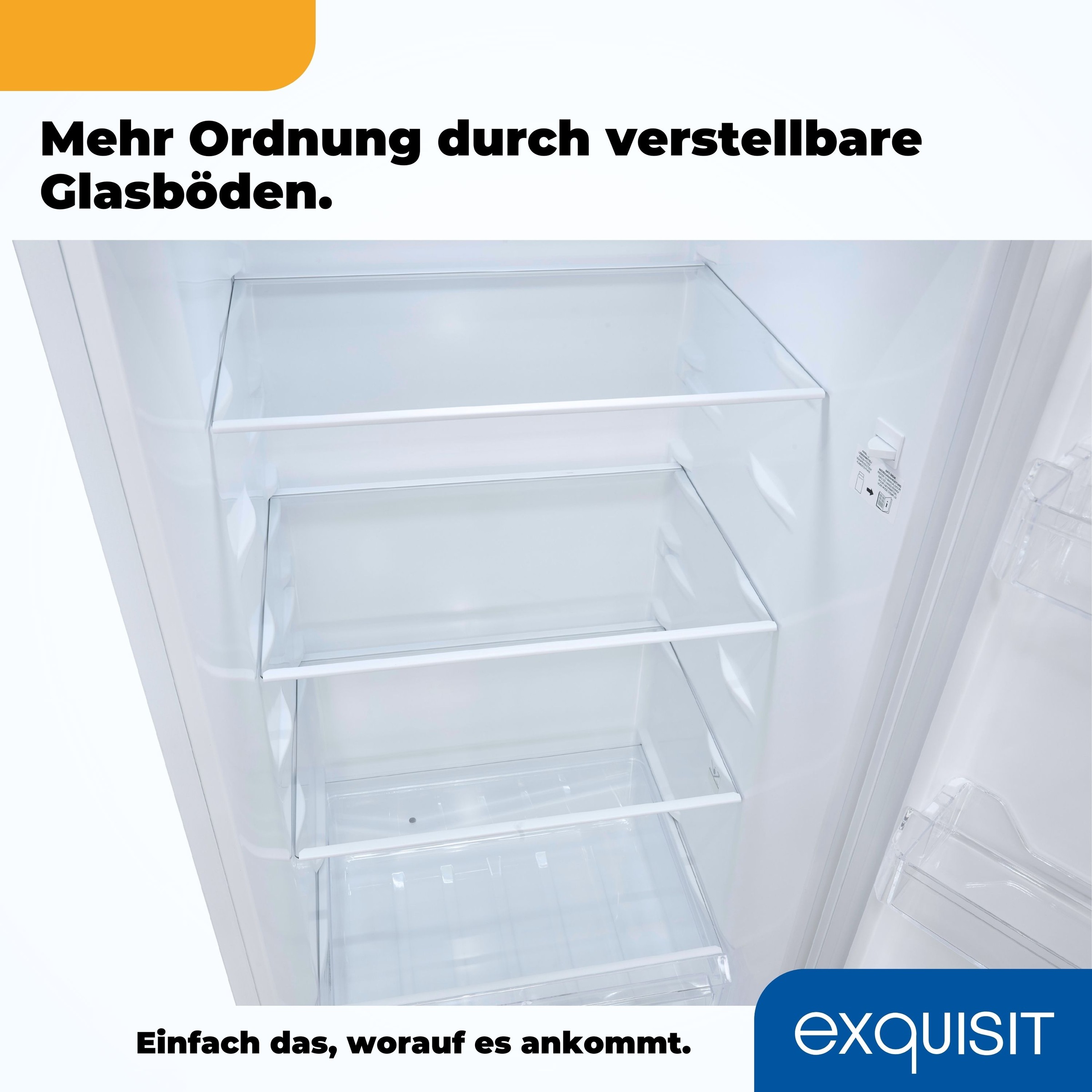 exquisit Kühl-/Gefrierkombination »KGC265-70-040D weiss«