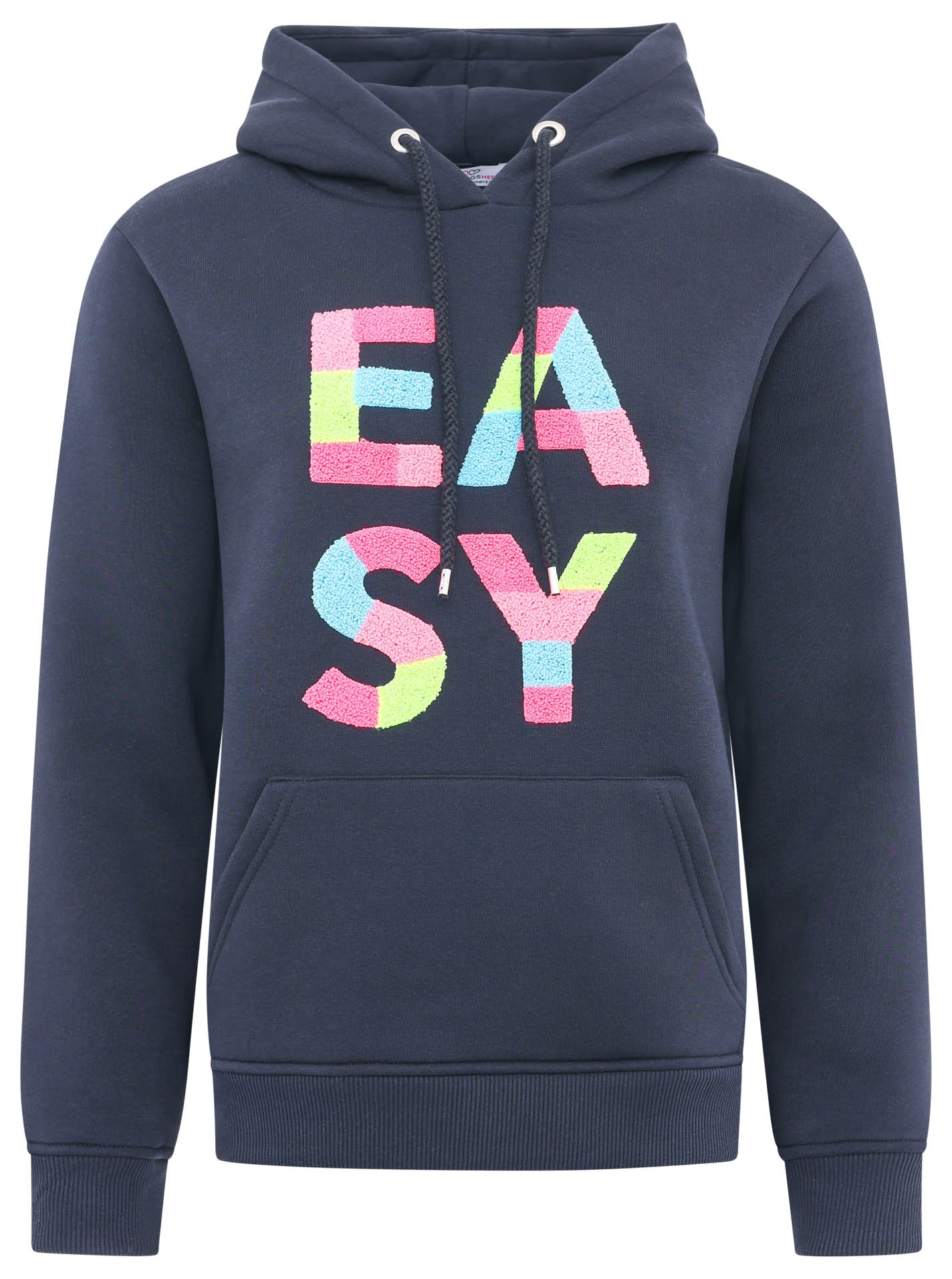 Zwillingsherz Hoodie »"EASY"«, mit buntem Easy Schriftzug