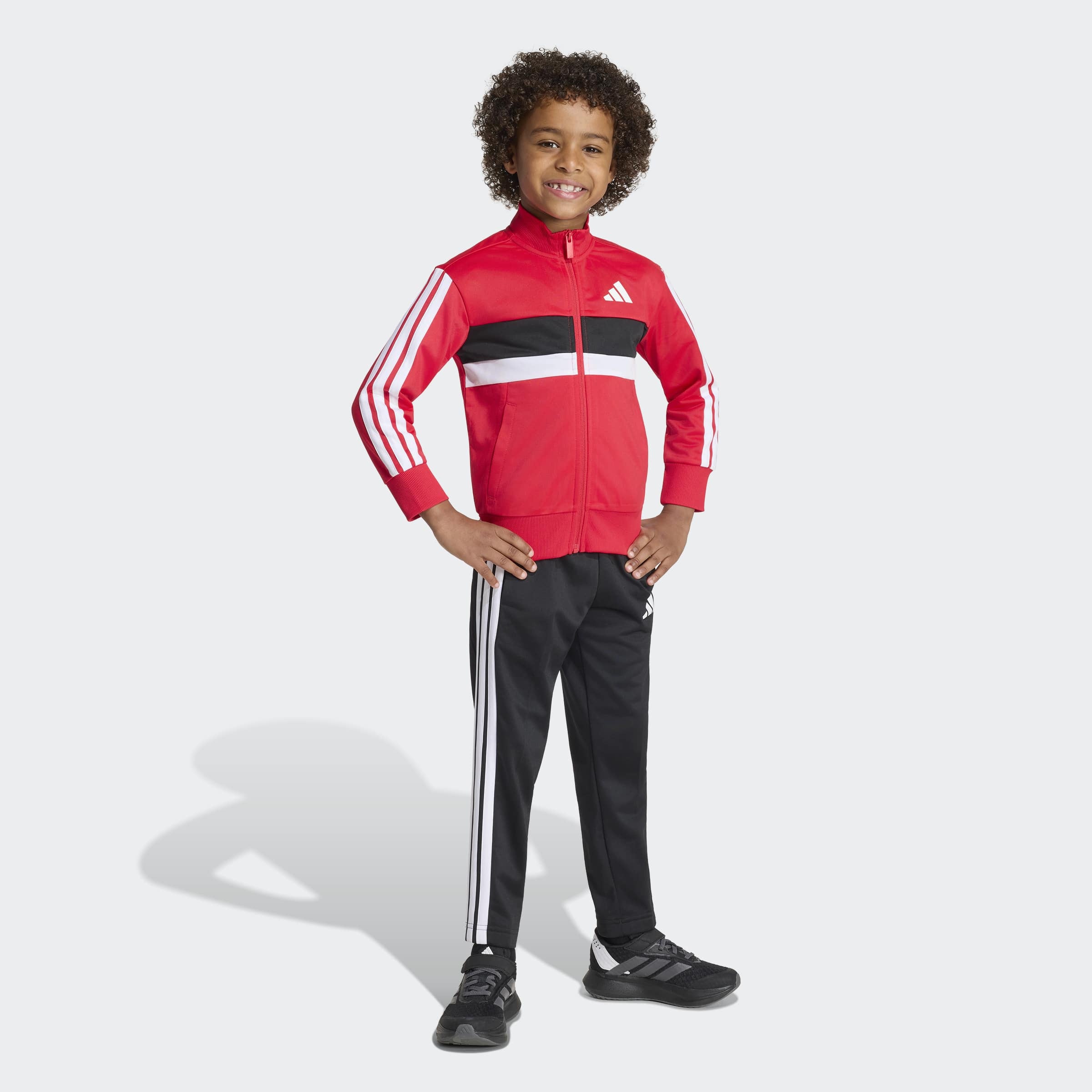 adidas Sportswear Trainingsanzug »SEASONAL ESSENTIALS TIBERIO 3-STREIFEN TRICOT KIDS« 2