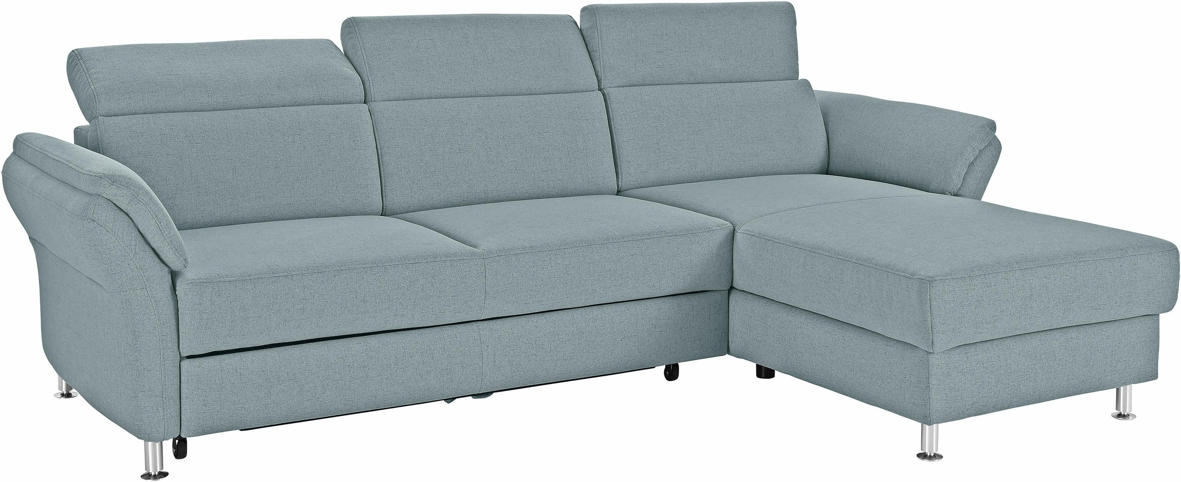 sit&more Ecksofa »Avignon L-Form« Kopfteilverstellung, wahlweise mit Bettfunktion und Bettkasten