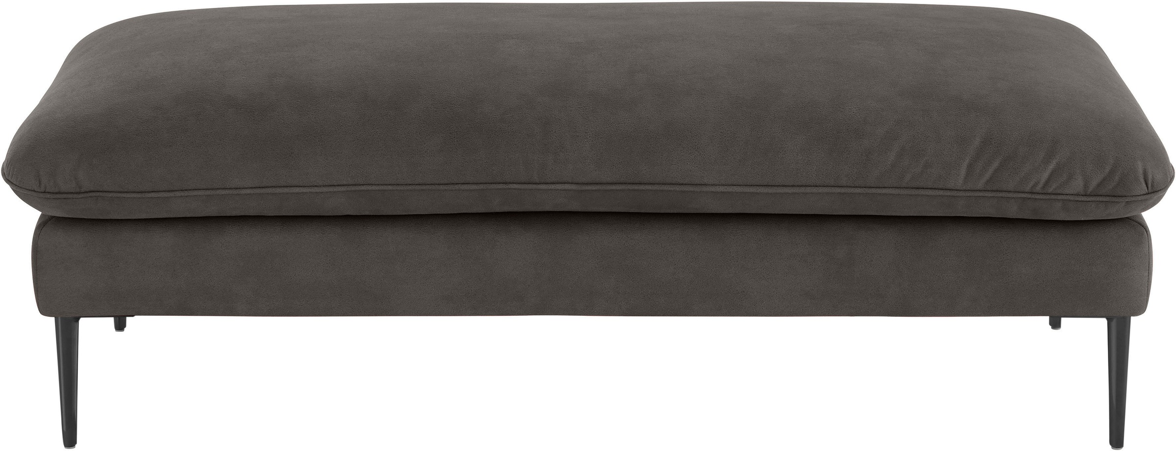 W.SCHILLIG Hocker »enjoy&MORE« Füße schwarz pulverbeschichtet, Breite 151 cm