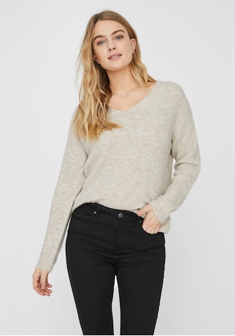 Vero Moda V-Ausschnitt-Pullover »VMCREWLEFILE« kaufen