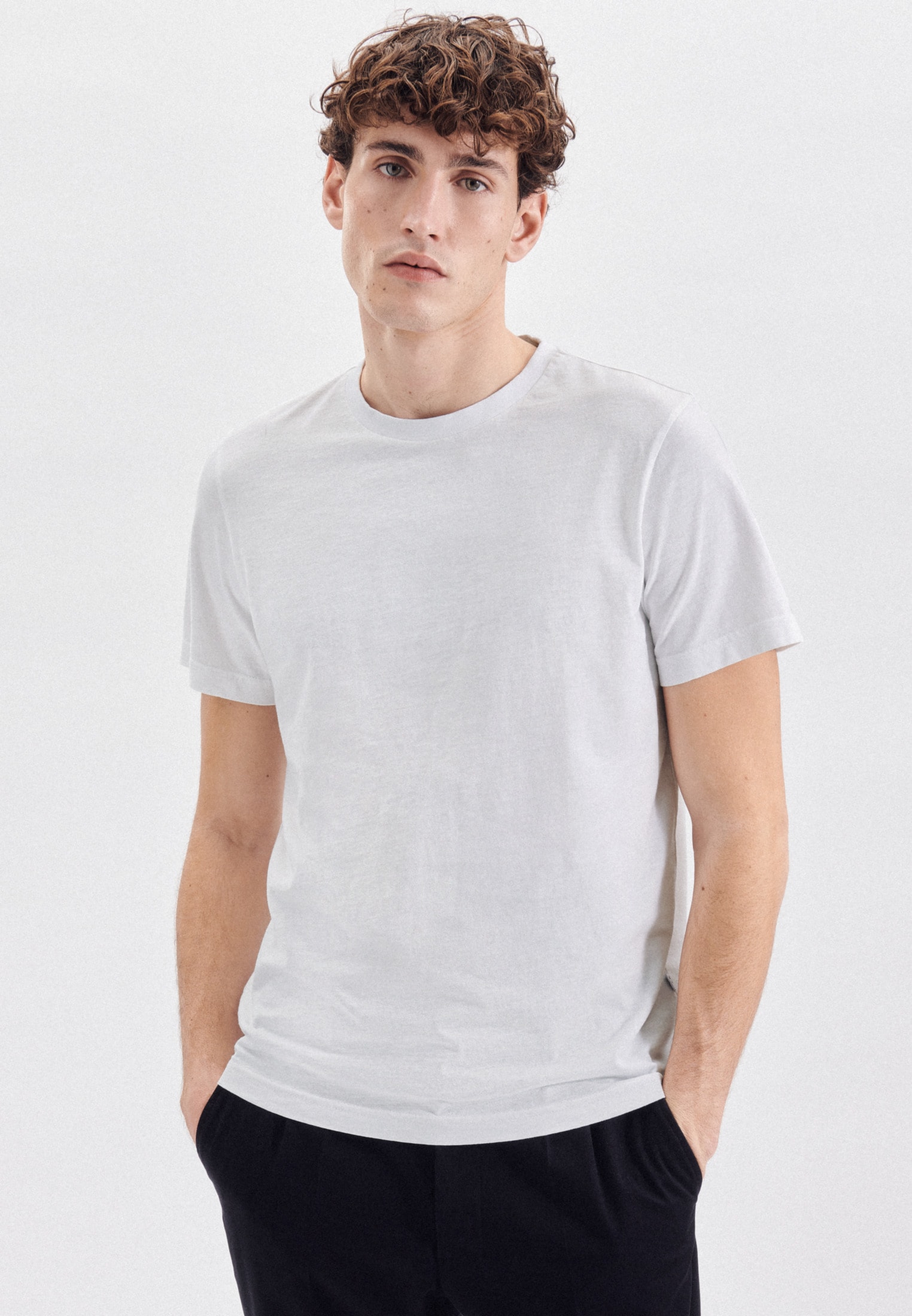 seidensticker T-Shirt »Regular« Kurzarm Rundhals Uni