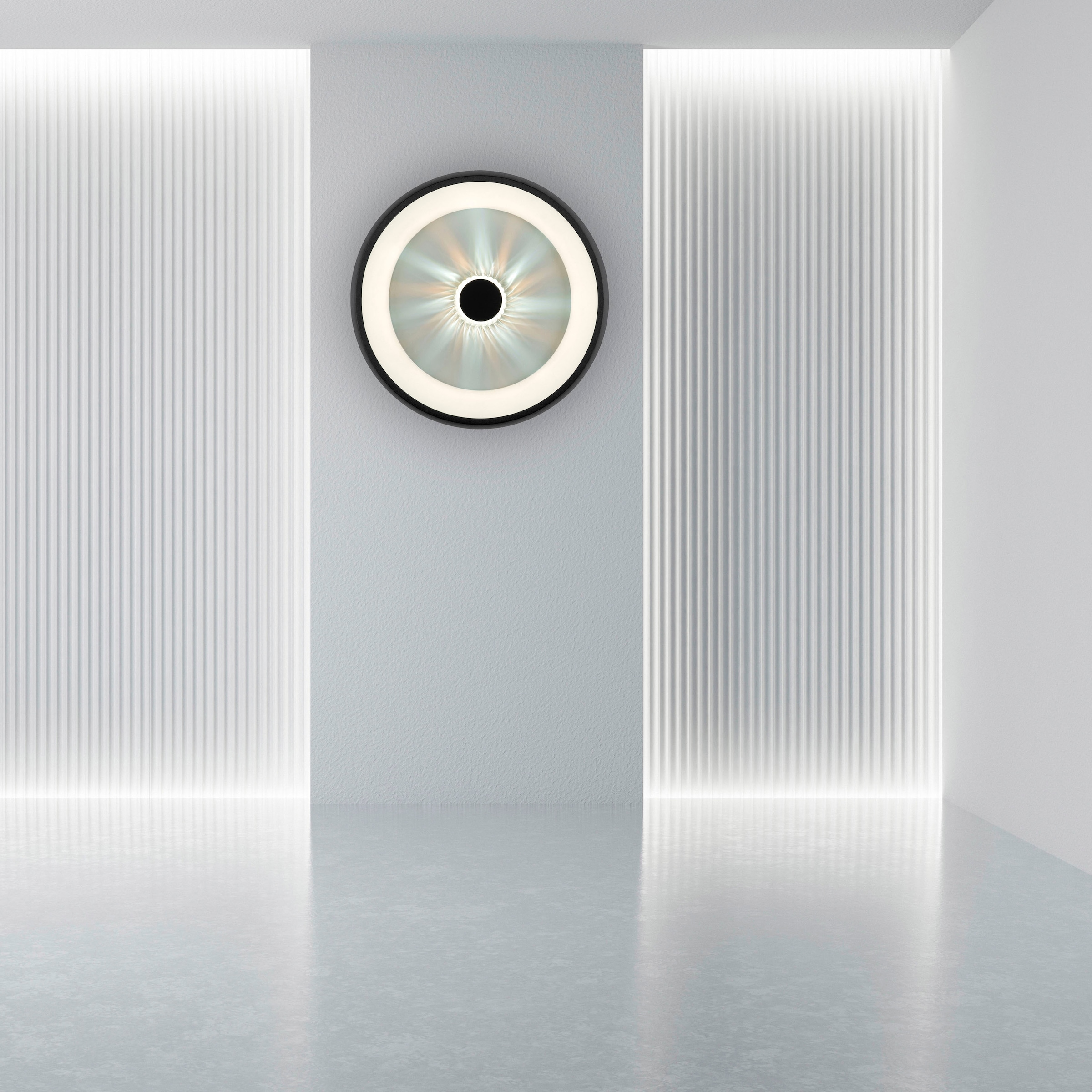 JUST LIGHT Deckenleuchte »VERTIGO« LED-Board 1 Stk. warmweiß - kaltweiß CCT über Fernbedienung, Funk inkl., separat steuerbar über FB, Memory