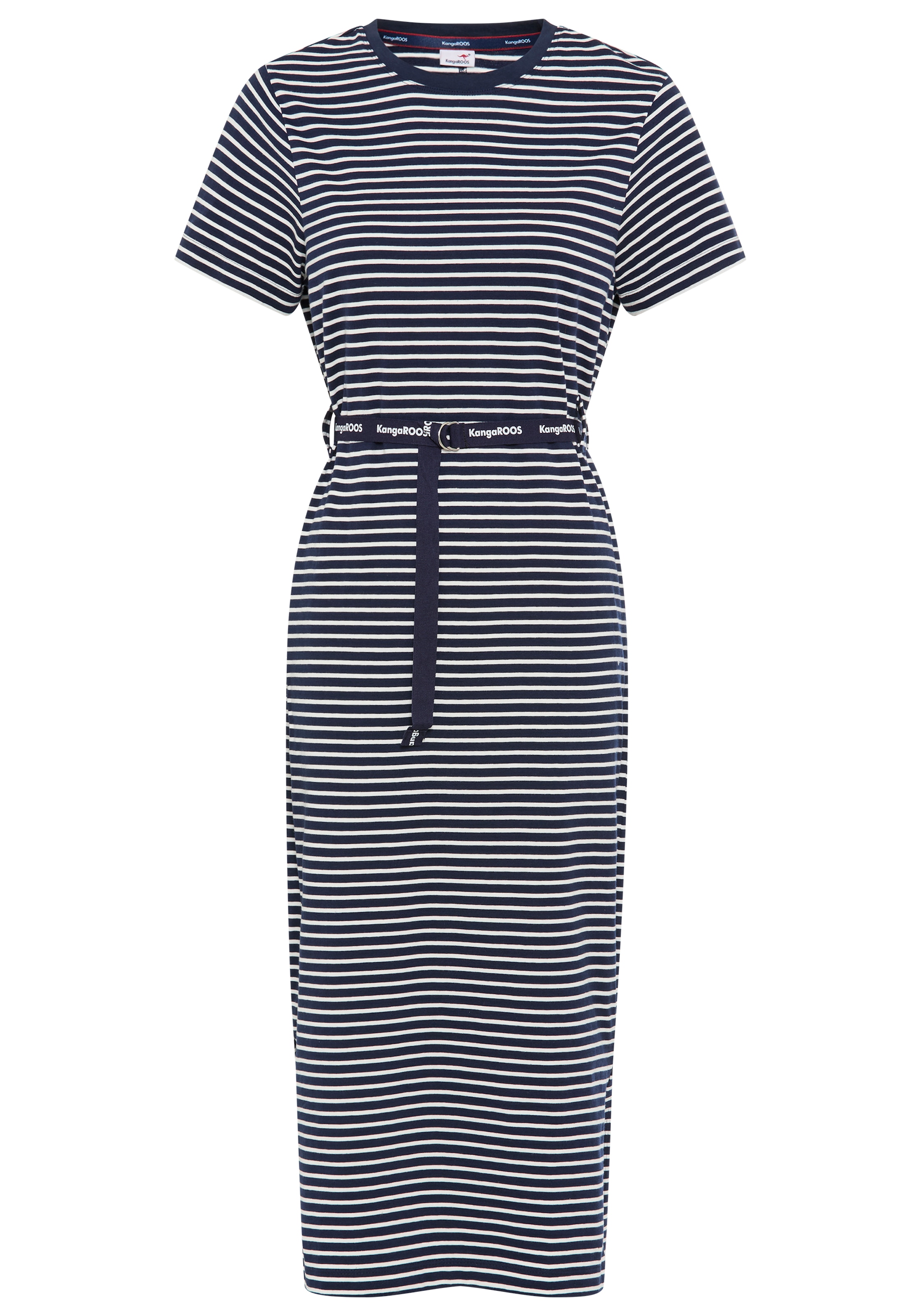 KangaROOS Midikleid 2 tlg. tlg. im sportlichen Look aus festem Jersey