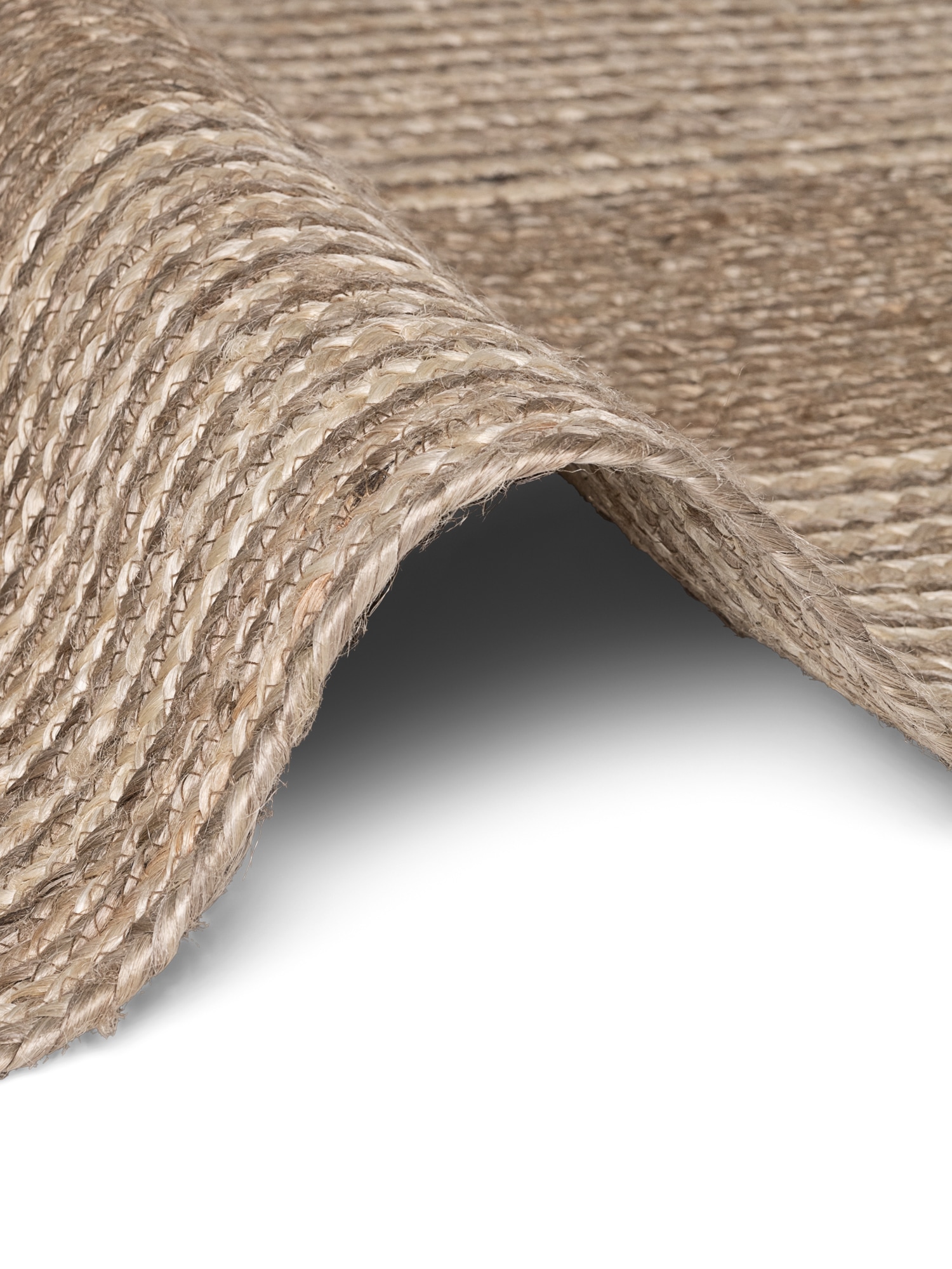 HANSE Home Teppich »Juno Line  Juteteppich« rechteckig 9 mm Höhe Jute, Shape, Handgemacht, Wohnzimmerteppich, Naturteppich, Wohnzimmer