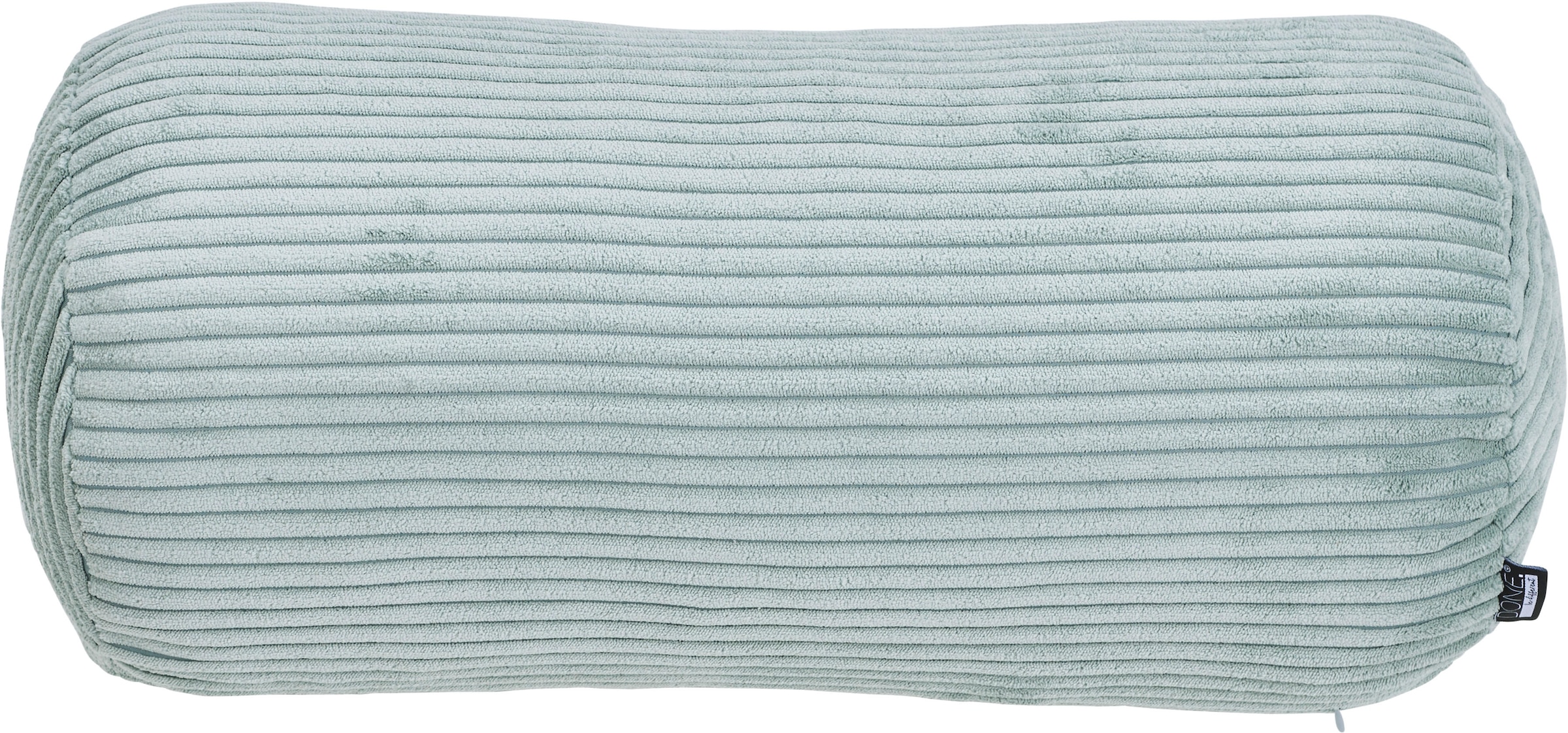 done. , Nackenrolle »Zoom« Nackenrolle aus modernem Kordstoff, mint, Obermaterial: 92% Polyester, 8% Nylon,
