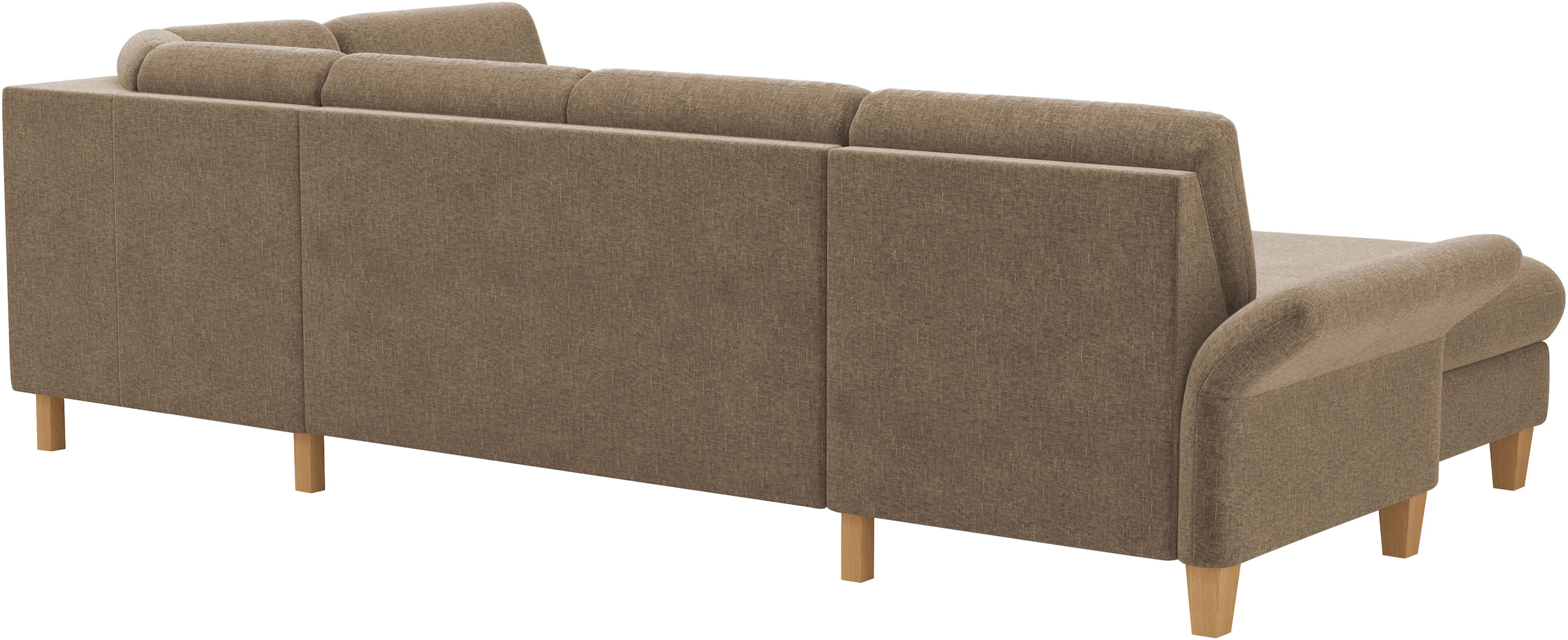 Home affaire Wohnlandschaft »Rochelle, U-Form«, optional mit Armteilverstellung, mit Bettfunktion & Bettkasten