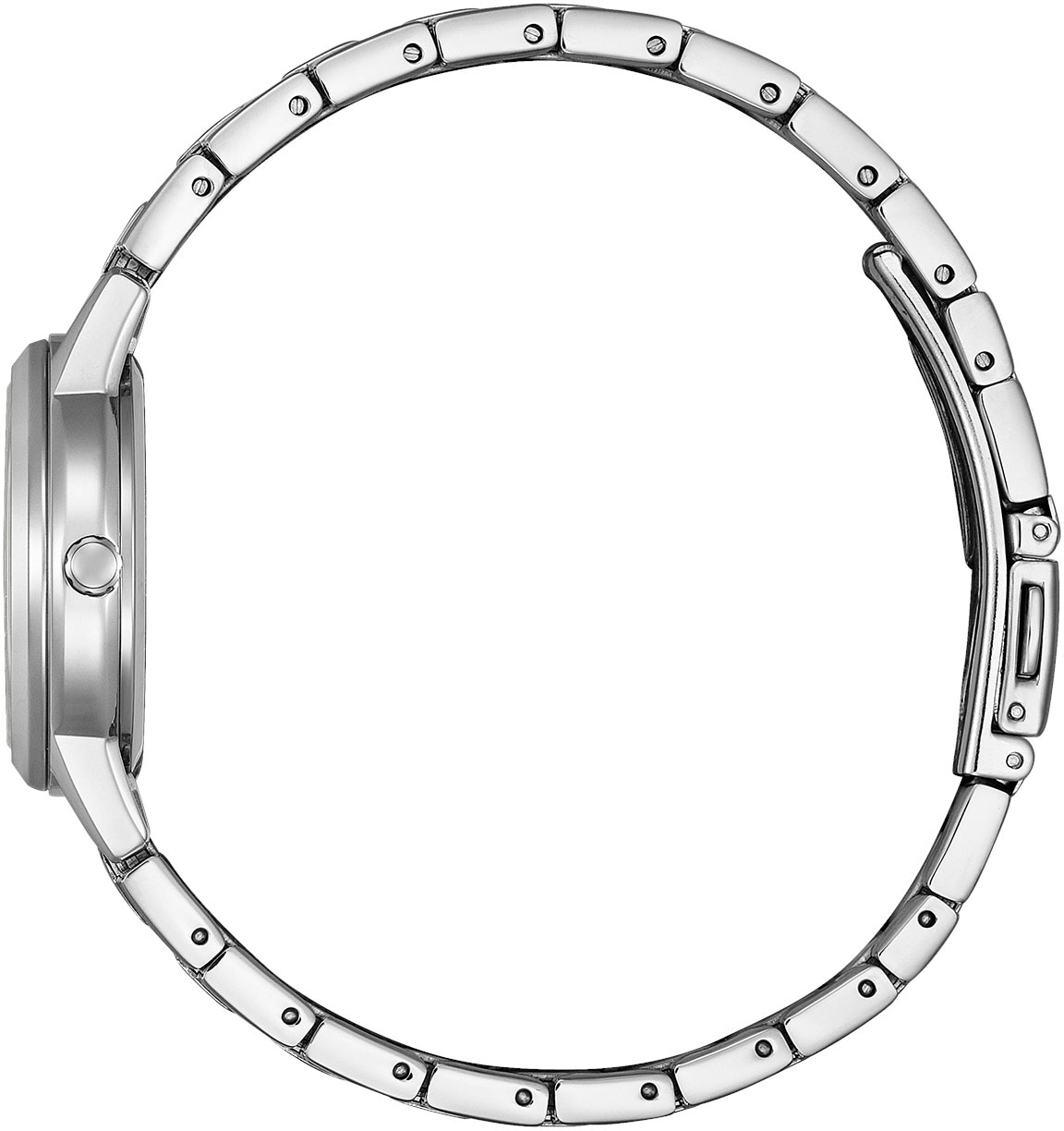 Citizen Solaruhr, Armbanduhr, Damenuhr, Edelstahlarmband, Datum