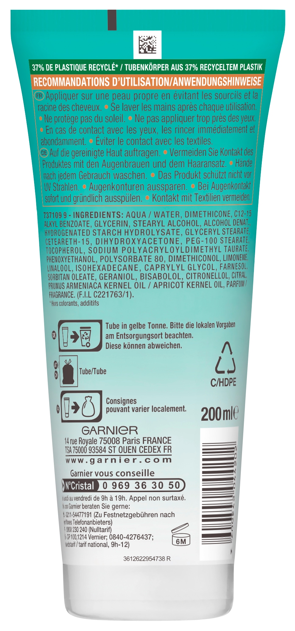 GARNIER After Sun-Milch »AMBRE SOLAIRE BERUHIGENDE SANFT BRÄUNENDE FEUCHTIGKEITS-MILCH« natürliche Bräune, feuchtigkeitsspendend, klebt nicht