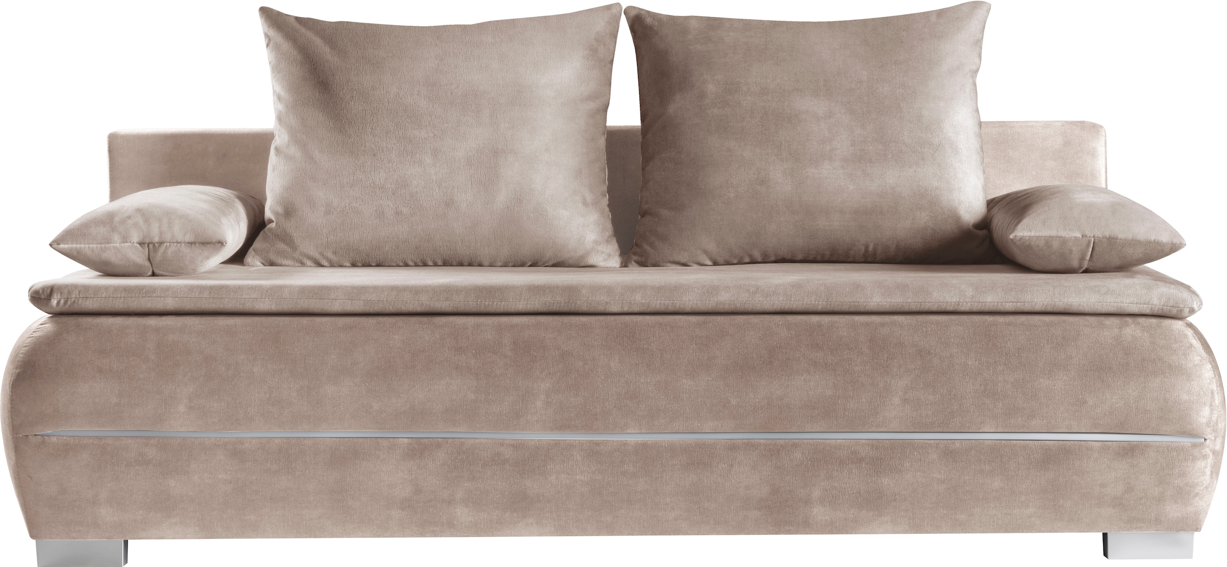 WERK2 Schlafsofa »Tekla LED«, 2-Sitzer Schlafcouch mit Bettkasten & stylischer RGB-LED-Beleuchtung